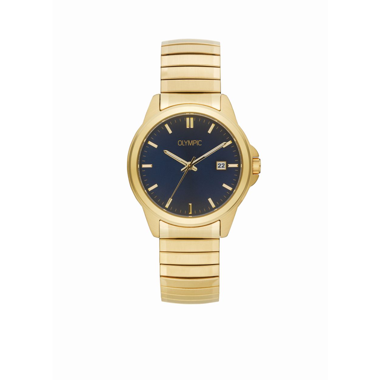 
Dit zilverkleurige heren horloge is comfortabel en makkelijk draagbaar door de stalen rekband. Het horloge heeft een quartz uurwerk, een donkerblauwe wijzerplaat en is afgewerkt met mineraalglas. Dit model past bij elke outfit en iedere gelegenheid, of je nu sportief of chique gekleed gaat!

Specificaties
- Mineraalglas
- Ronde stalen horlogekast 
- Diameter 38 mm
- Blauwe wijzerplaat
- Stalen horlogeband
- 10 ATM

Waterdichtheid 10 ATM
Dit horloge is bestand tegen watersporten, zoals zwemmen, duiken in het zwembad en snorkelen.

Verpakking & Garantie
De horloges worden geleverd in een verpakking met kussentje en bijgevoegd een garantieboekje. Op alle horloges van Olympic zit standaard drie jaar fabrieksgarantie.

Over Olympic
In 1956 werd aan de Jekerstraat in Amsterdam het horlogemerk Olympic opgericht. Een familiebedrijf dat in de loop der jaren uitgegroeid is tot ��n van de bekendste Nederlandse merken in de horloge- en sieradenbranche.

Van stoere chronografen tot slimline series, digitale uurwerken en elegante dameshorloges: Olympic is voor iedereen, ge�nspireerd op het dagelijks leven. De prijs-kwaliteitsverhouding staat bij Olympic hoog in het vaandel met prijzen die uiteenlopen van � 34,95 tot en met � 139,00 wordt standaard 3 jaar garantie geboden.

 horloges.