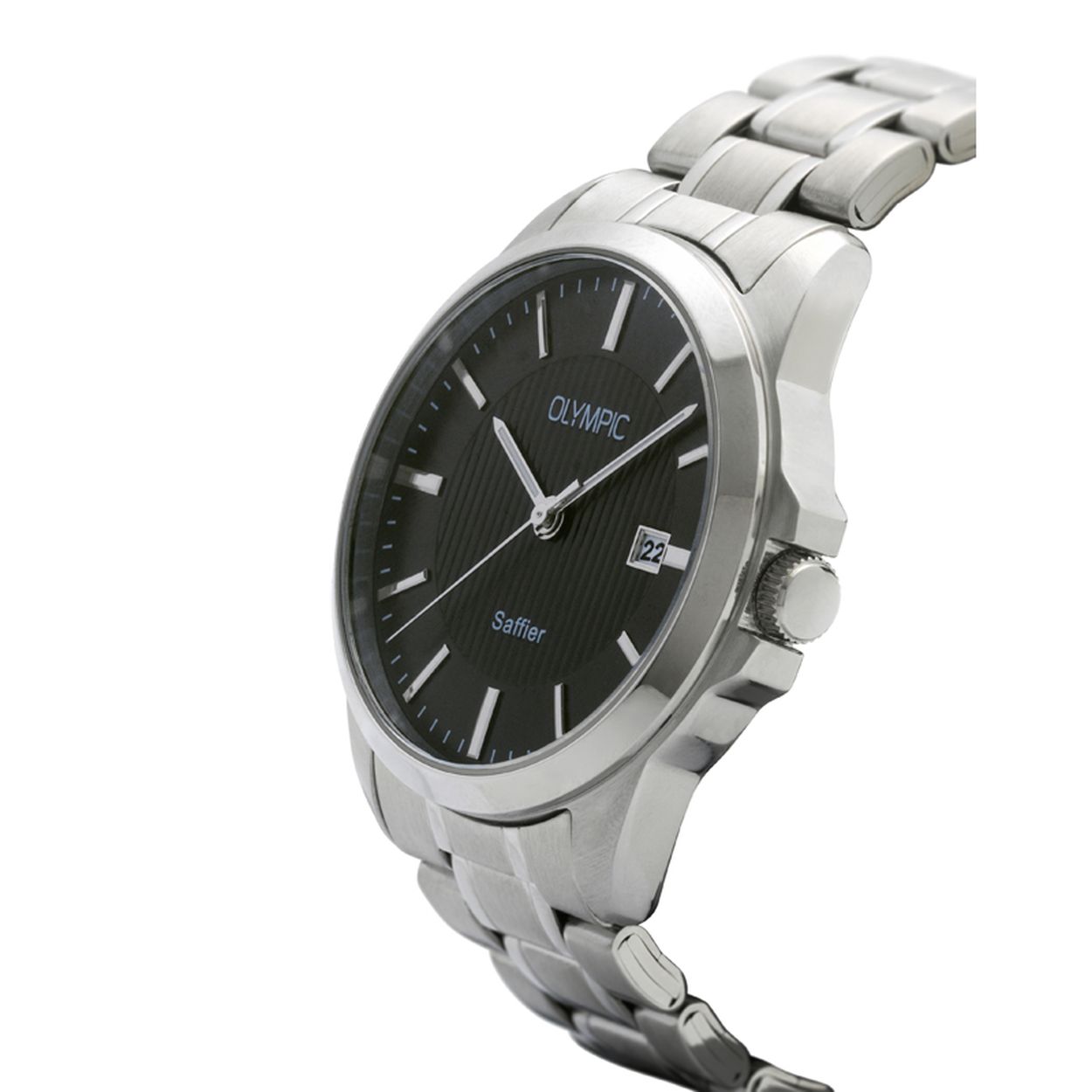 Heren horloge Saffier glas10 ATM waterdicht