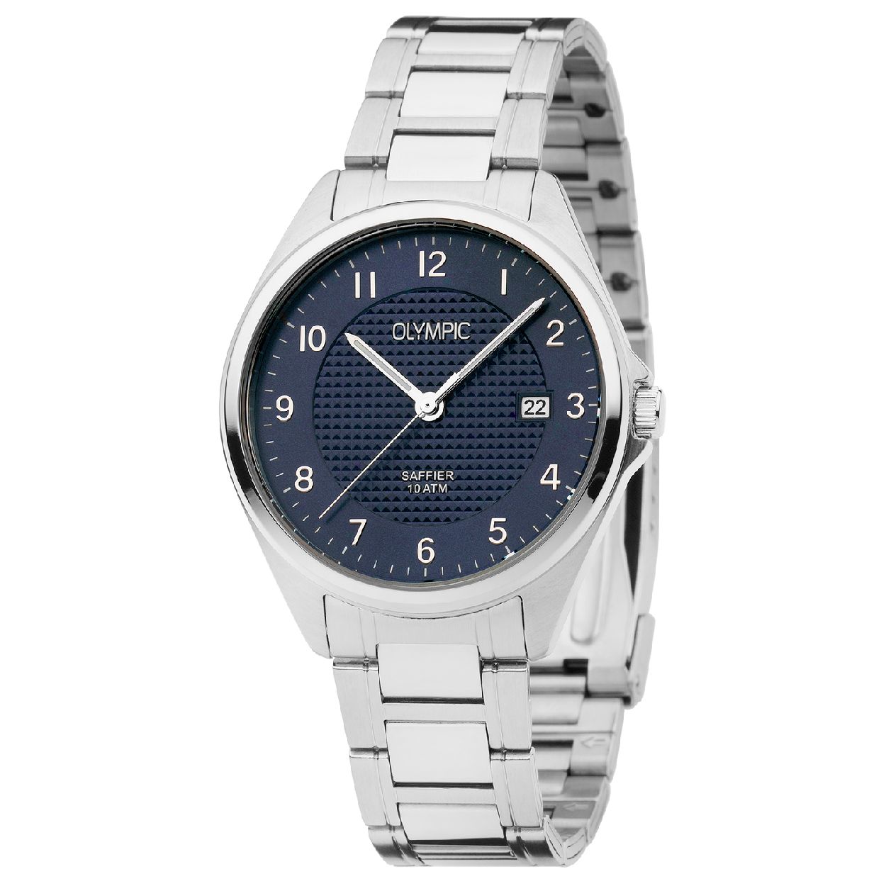 Olympic OL26HSS298 Alassio Horloge - Staal - Zilverkleurig - 40mm