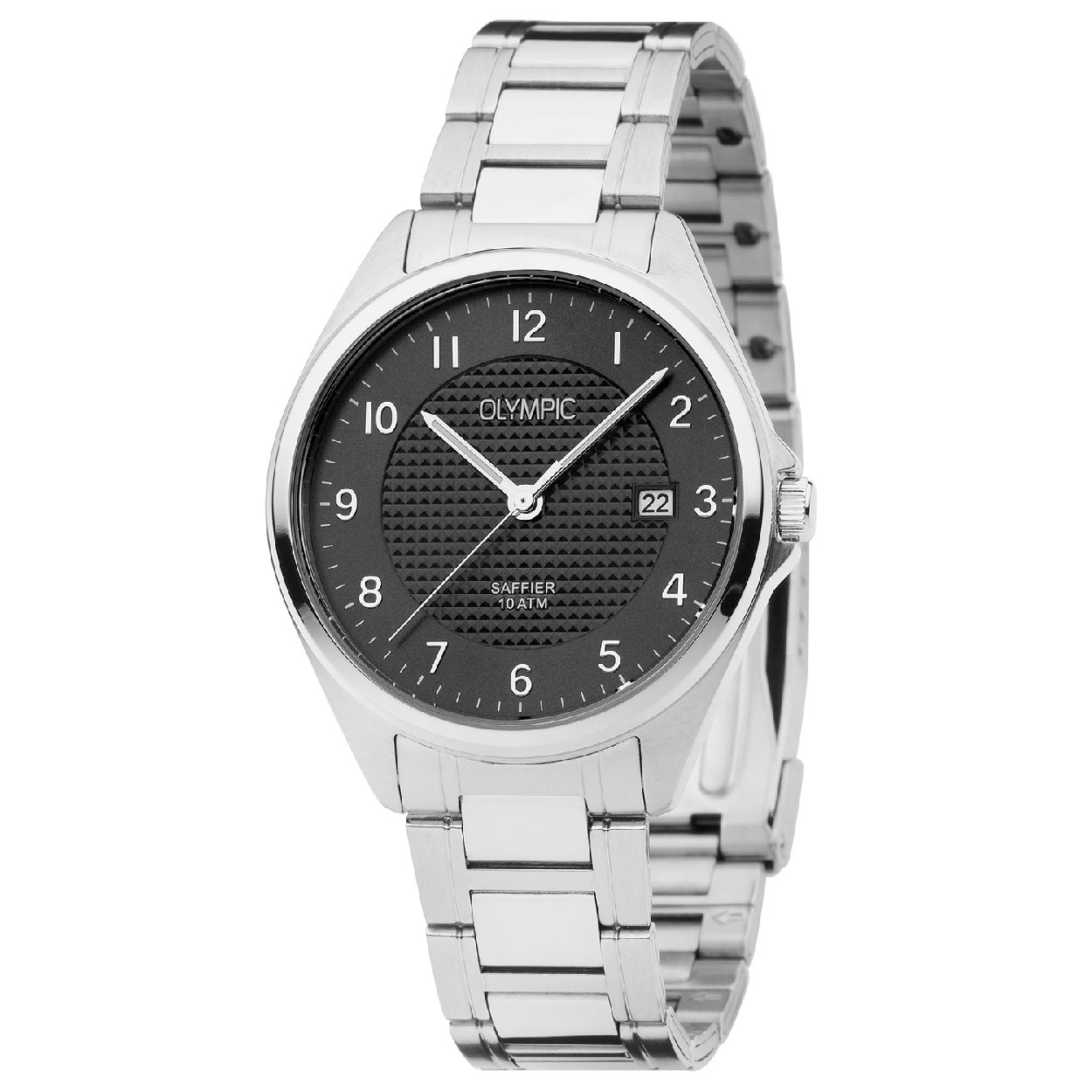 Olympic OL26HSS299 Alassio Horloge - Staal - Zilverkleurig - 40mm
