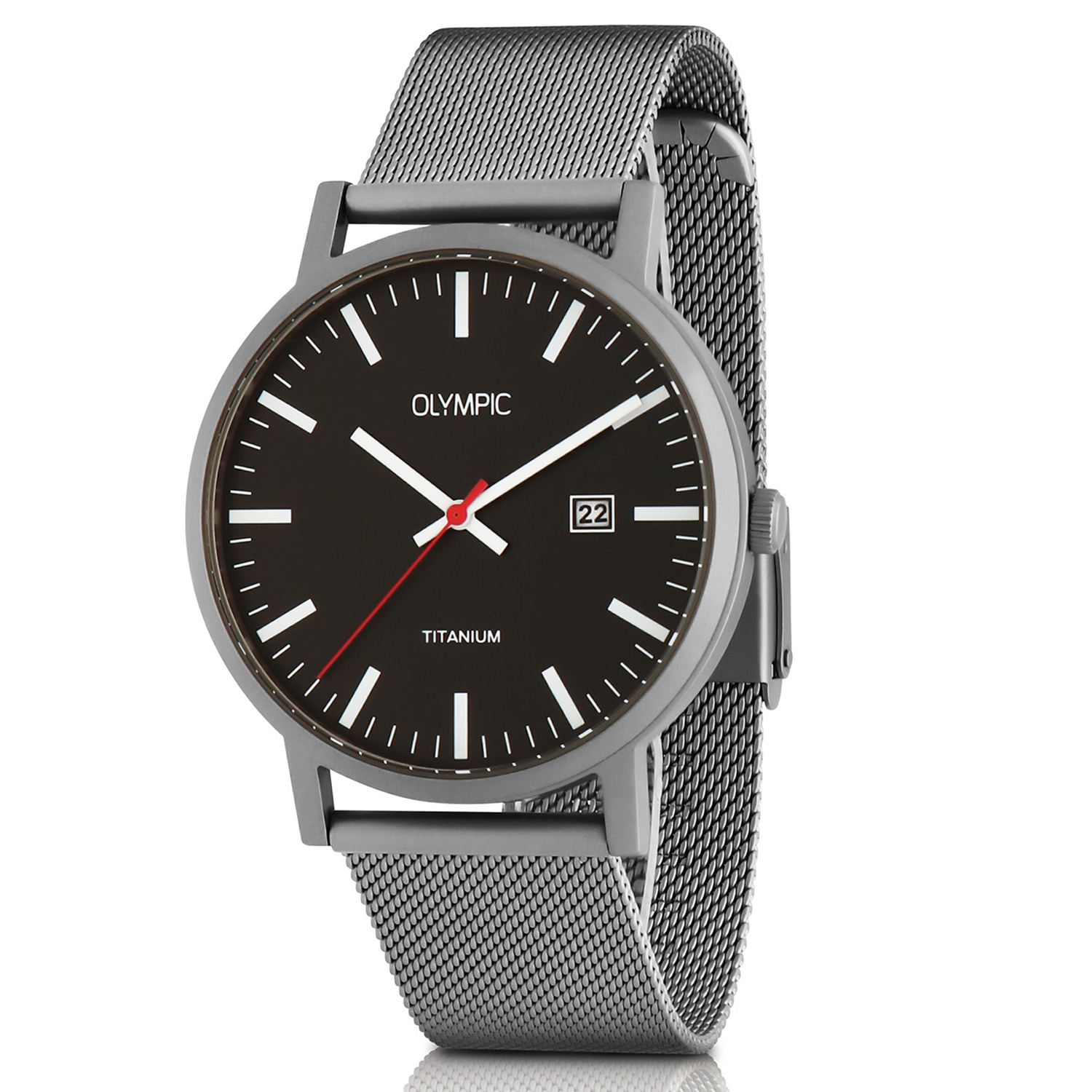 Olympic OL26HTT220 Horloge Heren Zilverkleurig 40mm
