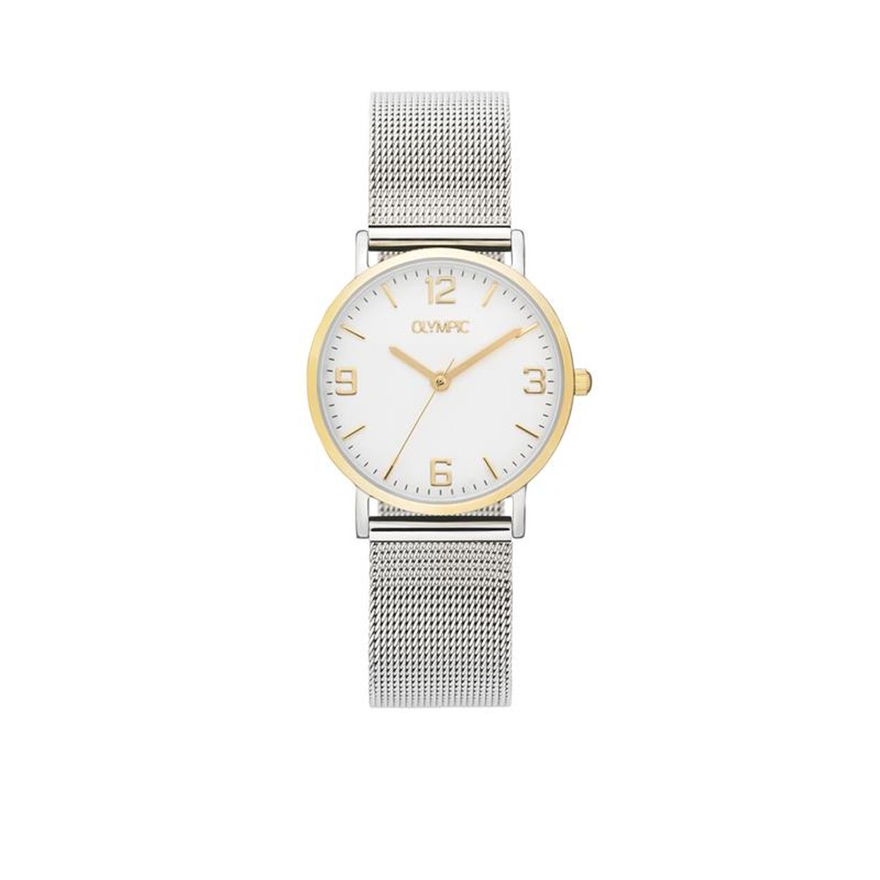 Olympic Parma dameshorloge

Op zoek naar een Olympic horloge? Dan is de Olympic OL66DSS002B misschien wel uw favoriete horloge. De band van zilver edelstaal (Milanees) wordt op dit Olympic dameshorloge gecombineerd met een kast van edelstaal. Dit model is voorzien van een quartz uurwerk. De Olympic Slim Line OL66DSS002B heeft een wijzerplaat in de kleur wit. De horlogekast heeft een diameter van 30 mm., wat perfect past bij dit model.