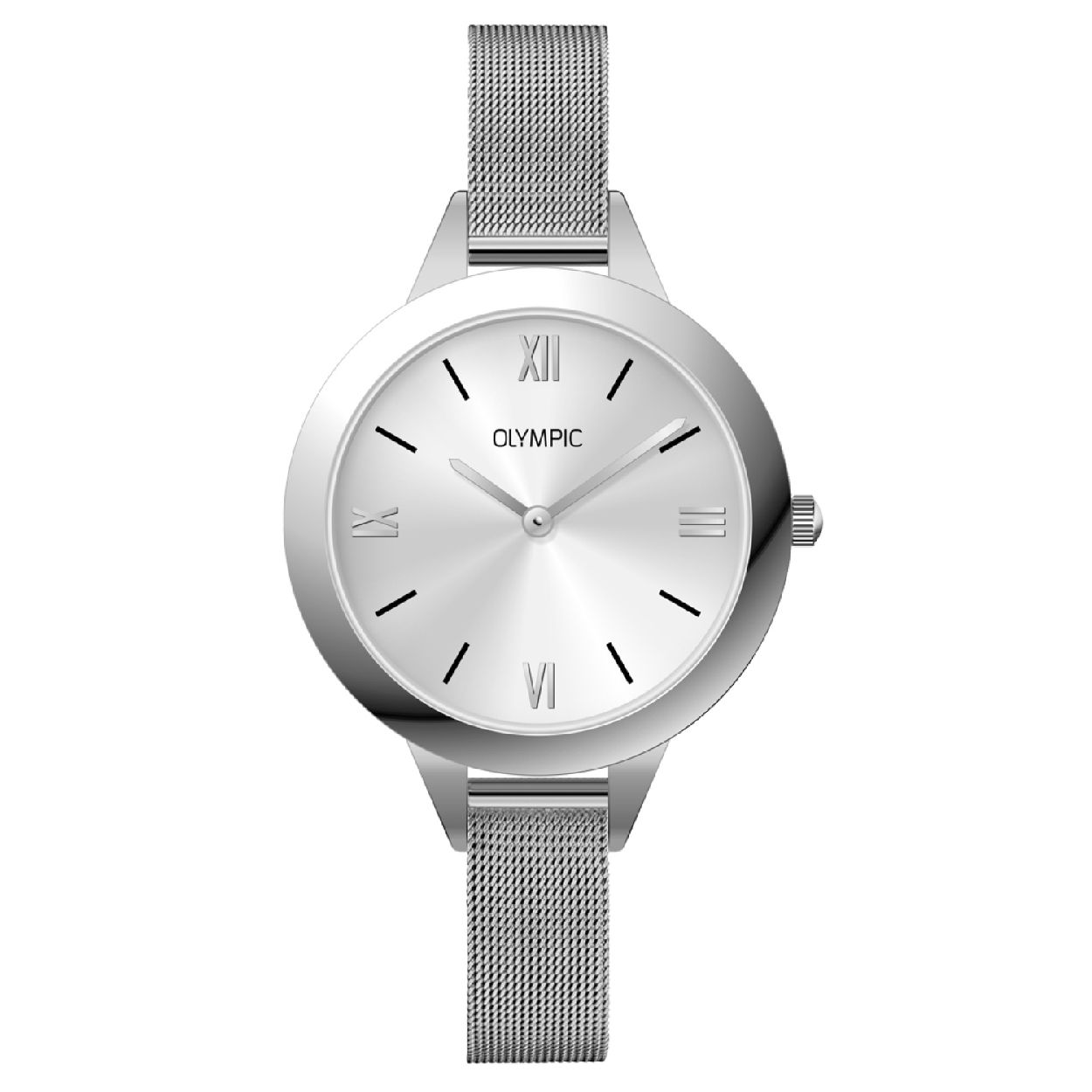 Olympic OL66DSS007 Trieste Horloge - Staal - Zilverkleurig - 29mm

Productomschrijving
Dit elegante dameshorloge uit de Trieste serie van Olympic is een uniek design. De smalle mesh horlogeband in combinatie met de sunray zilverkleurige wijzerplaat met Romeinse index heeft een hoog draagcomfort en is ideaal te combineren met andere sieraden. De zilverkleurige horlogekast met een subtiele kastdiameter van 29mm maakt de OL66DSS007 tot een stijlvol accessoire!

Waterdichtheid 5 ATM
Dit horloge is bestand tegen water bij het zwemmen en douchen. Dit horloge is niet bestand tegen (grote) waterdruk dus je kunt er niet mee duiken.

Het merk
Een mooi horloge hoeft niet duur te zijn! Het Nederlandse horlogemerk Olympic levert stoere chronografen, slimline series, digitale uurwerken en elegante dameshorloges. De prijs-kwaliteitverhouding staat bij Olympic hoog in het vaandel met prijzen die uiteenlopen van � 34,95 tot en met � 139,00.

100% Nederlands ontwerp, waterdicht en standaard 3 jaar fabrieksgarantie.

Specificaties
- Ronde kastvorm, 29 mm
- Zilverkleurige stalen horlogekast
- Zilverkleurige wijzerplaat
- Zilverkleurig stalen horlogeband
- 5 ATM (Regen- & spatwaterdicht)
- EAN: 8718465680317
- Standaard 3 jaar fabrieksgarantie
