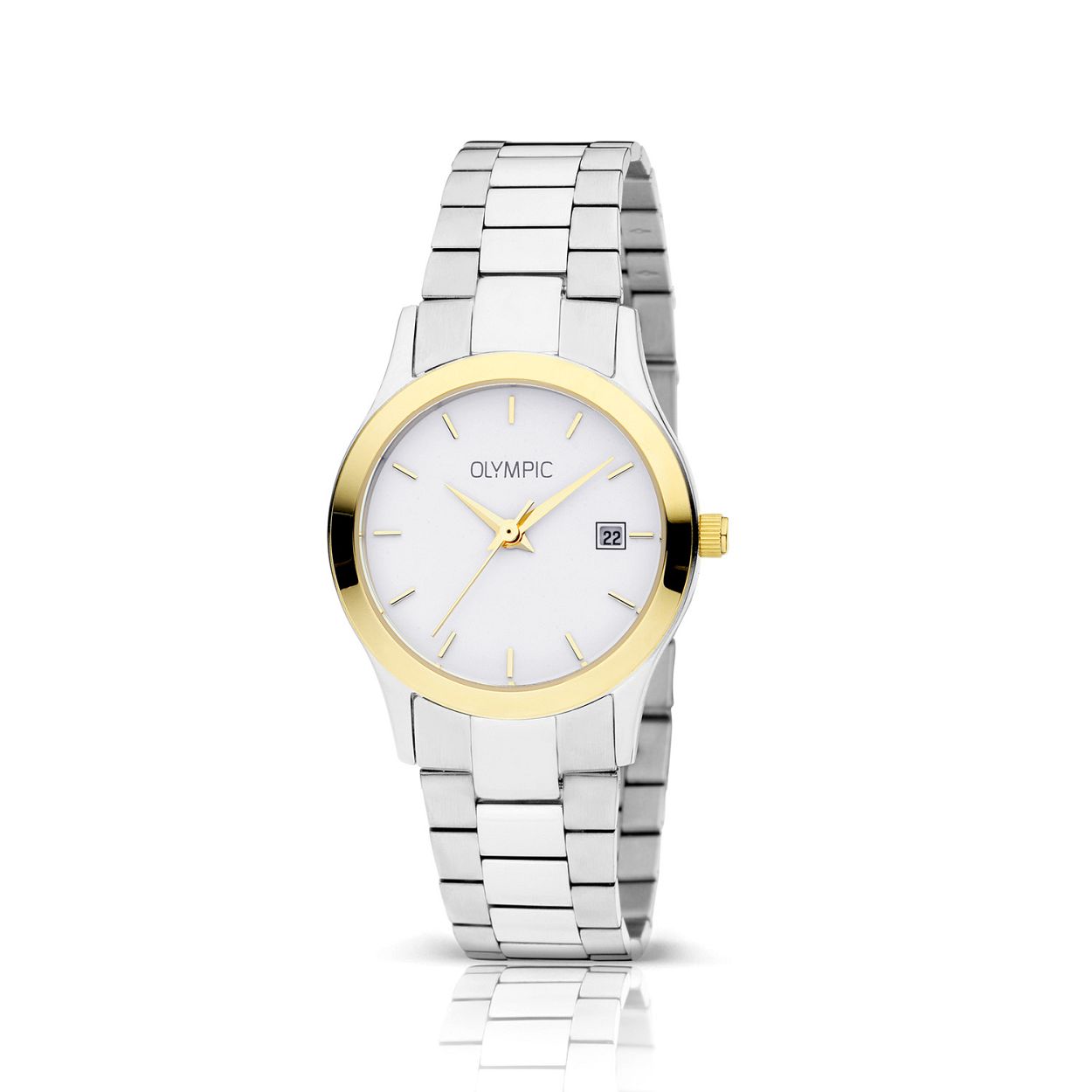 Olympic OL66DSS017B FORLI - Horloge - Staal - Bi-color
