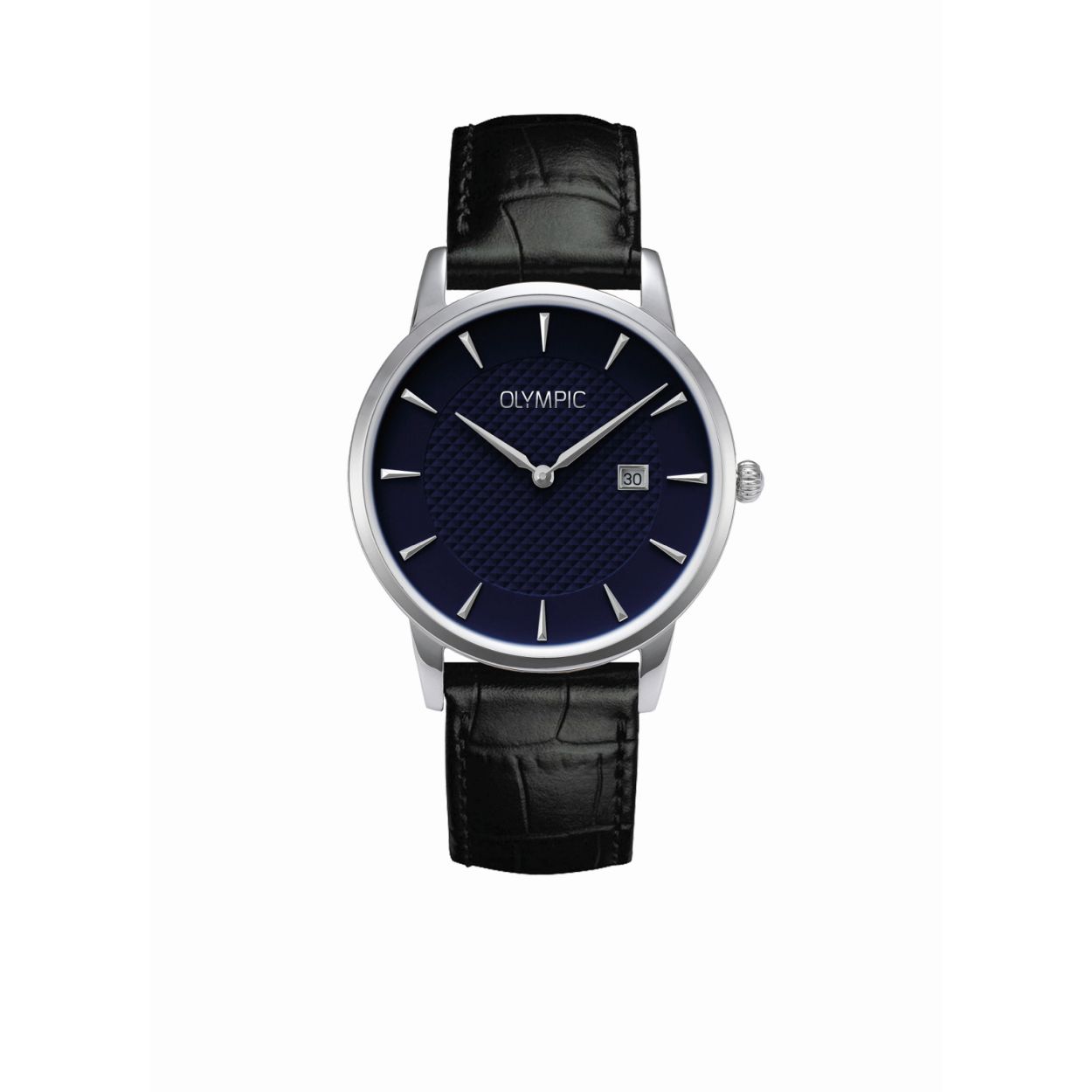 Dit herenhorloge (OL66HSL006) uit de Padova serie heeft een prachtige blauwe wijzerplaat. Daarnaast geeft het bewerkte middelste gedeelte van de wijzerplaat het horloge een geheel eigen karakter. Bovendien is de diameter van de edelstalen behuizing 40 mm en het horloge is uitgerust met een zwart leren band. Tot slot of je nu sportief of chique gekleed gaat, dit horloge past bij elke outfit en iedere gelegenheid.

Specificaties
– OL66HSL006
– Mineraalglas
– Diameter 40 mm
– Edelstalen horlogekast
– Blauwe wijzerplaat
– 3 ATM

- Behuizing gemaakt van roestvrijstaal, in de kleur zilver
- Horlogeband gemaakt van roestvrijstaal, in de kleur zwart
- Quartz uurwerk, werkt op batterijen
- Datum weergave
- Voorzien van mineraalglas, krasbestendig
- 3 ATM waterdicht, bestand tegen spatwater zoals handen wassen.
- Breedte van de behuizing is 40 mm
- Dikte van de behuizing is 7 mm
