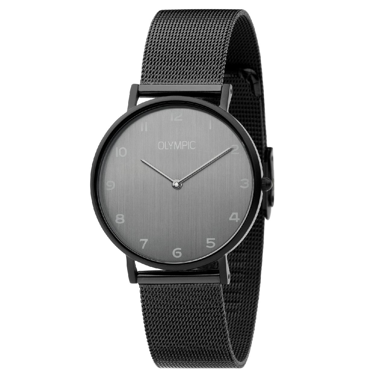 Olympic OL89DGG001 Reno Horloge - Staal - Gunmetal - 36mm

Productomschrijving
Een minimalistisch dameshorloge, maar dan net even anders! De OL89DGG001 uit de Reno serie van Olympic onderscheidt zich door de eenvoudige index op de stijlvolle donkergrijze geborstelde wijzerplaat. Dit accessoire heeft een sportieve uitstraling, maar voldoet tegelijkertijd aan de minimalistische trend! De gunmetal mesh horlogeband is gemakkelijk in maat te verstellen.  

INKORTEN BAND

De band van het horloge is gemakkelijk op maat te maken d.m.v. een schroevendraaier. Duw het klepje omhoog en plaats de sluiting op de juiste positie. Na het dichtduwen van het klepje is het horloge opnieuw klaar voor gebruik! U kunt dit zo vaak doen als nodig. 

Waterdichtheid 3 ATM
Dit horloge is bestand tegen blootstelling aan spatwater bij handenwassen, lichte regen of transpiratievocht.

Het merk
Een mooi horloge hoeft niet duur te zijn! Het Nederlandse horlogemerk Olympic levert stoere chronografen, slimline series, digitale uurwerken en elegante dameshorloges. De prijs-kwaliteitverhouding staat bij Olympic hoog in het vaandel met prijzen die uiteenlopen van � 34,95 tot en met � 139,00.

100% Nederlands ontwerp, waterdicht en standaard 3 jaar fabrieksgarantie.

Specificaties
- Ronde kastvorm, 36mm
- Gunmetal stalen horlogekast
- Grijze wijzerplaat
- Gunmetal stalen mesh horlogeband
- 3 ATM (Regen- & spatwaterdicht)
- Standaard 3 jaar fabrieksgarantie
