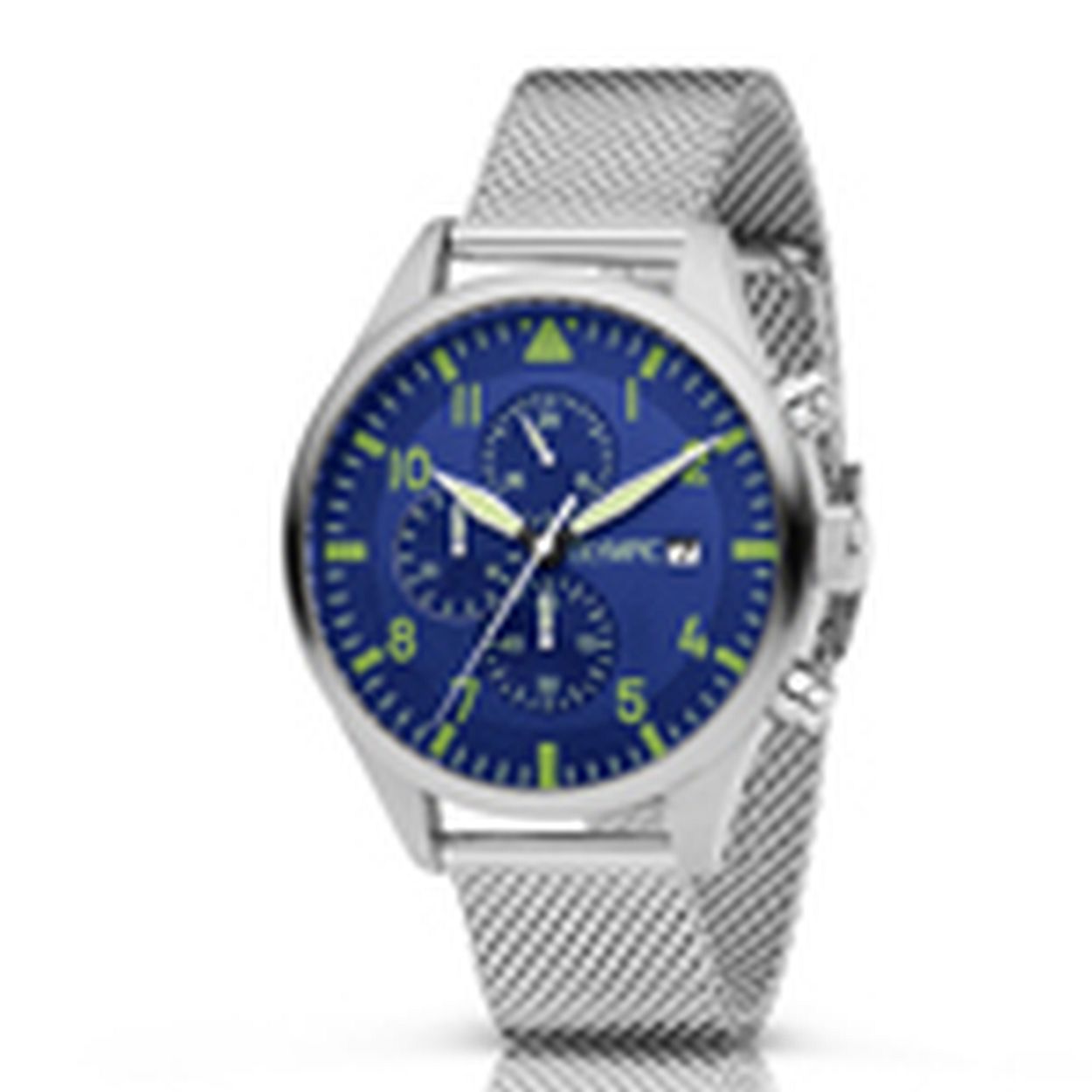 Olympic OL89HSS047 RALLY - Horloge - Staal - Milanees - Blauw - 44mm
Dit unieke Olympic horloge met artikelnummer OL89HSS047 is een sportief/klassiek herenhorloge. De zilverkleurige stalen kast heeft een blauwe wijzerplaat met chronograaf en een datum. De uurs-aanduiding is opvallend door de lumibrite strepen cijfers en wijzers. Aan het horloge zit een zilverkleurige milanese band met klepsluiting. Het horloge heeft een mineraalglas een afmeting van 44mm en is 5 ATM.

Waterdichtheid 5 ATM
Dit horloge is bestand tegen water bij het zwemmen en douchen. Dit horloge is niet bestand tegen (grote) waterdruk dus je kunt er niet mee duiken.

Het merk
Een mooi horloge hoeft niet duur te zijn! Het Nederlandse horlogemerk Olympic levert stoere chronografen slimline series digitale uurwerken en elegante dameshorloges. De prijs-kwaliteitverhouding staat bij Olympic hoog in het vaandel met prijzen die uiteenlopen van � 3495 tot en met � 13900.

100% Nederlands ontwerp waterdicht en standaard 3 jaar fabrieksgarantie.

Specificaties
- Zilverkleurige horlogekast
- Blauwe wijzerplaat
- Milanese band
- 5 ATM (Regen- & spatwaterdicht)
- Standaard 3 jaar fabrieksgarantie
- Mineraalglas                                    