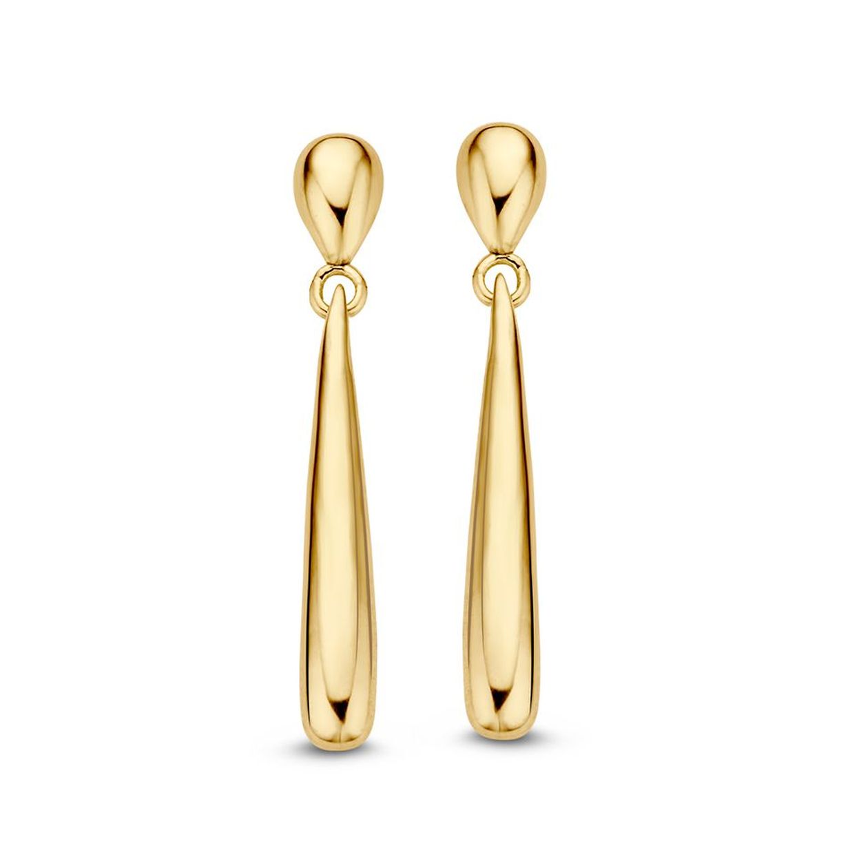 Excellent Jewelry Oorsteker 14krt geelgoud OM106890
Lengte 27mm