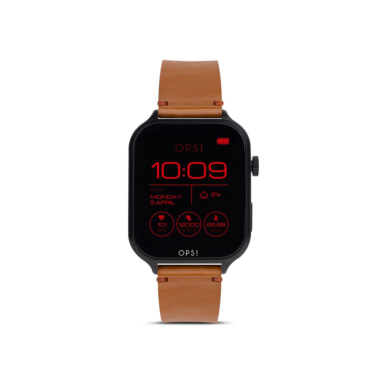 Deze PU-LEER : OPS! Smartwatch Call Max Amoled leer bruin is voorzien van een hoogwaardig Amoled-display met vele handige functies, waaronder bellen en meldingen ontvangen. Het horloge kan worden gedragen om de pols voor een stijlvolle uitstraling en handige toegang tot de functies. De beste manier om het te dragen is strak om de pols voor een comfortabele pasvorm. Met dit luxe horloge ben je altijd connected en stijlvol tegelijkertijd.