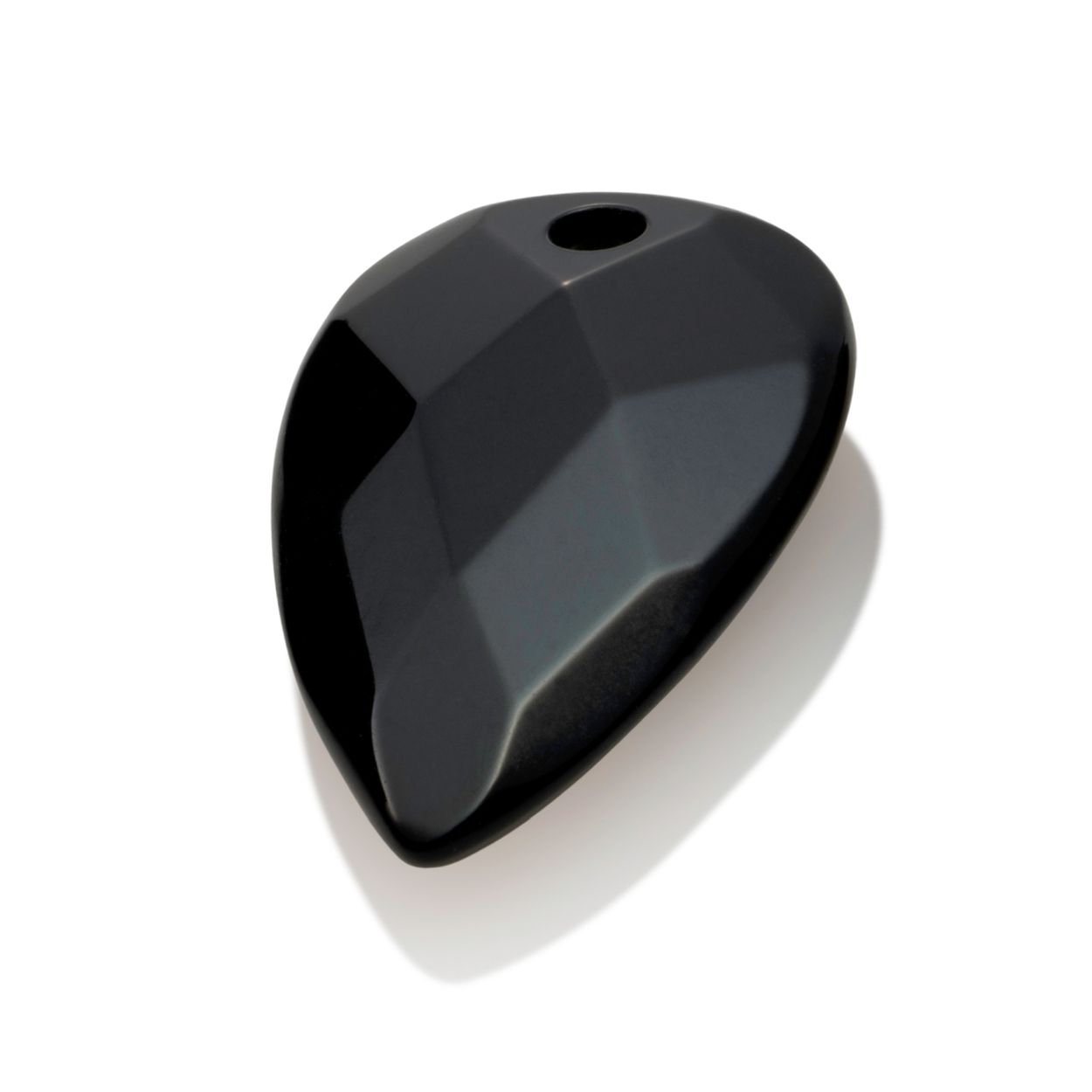 Hanger Edelsteen - Facet Blossom Onyx - 33mm