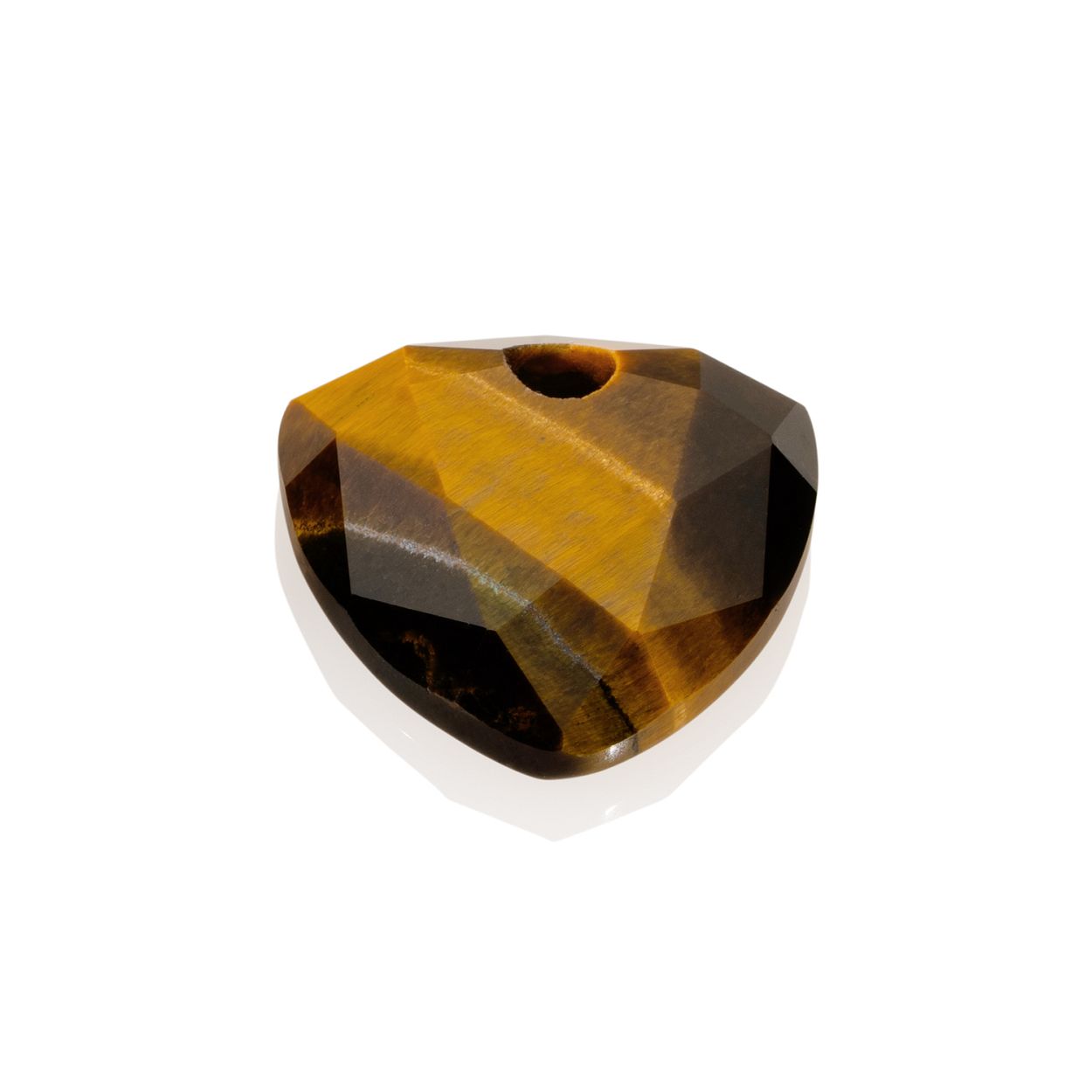 Kettinghanger Edelsteen - Tiger Eye Trillion Cut