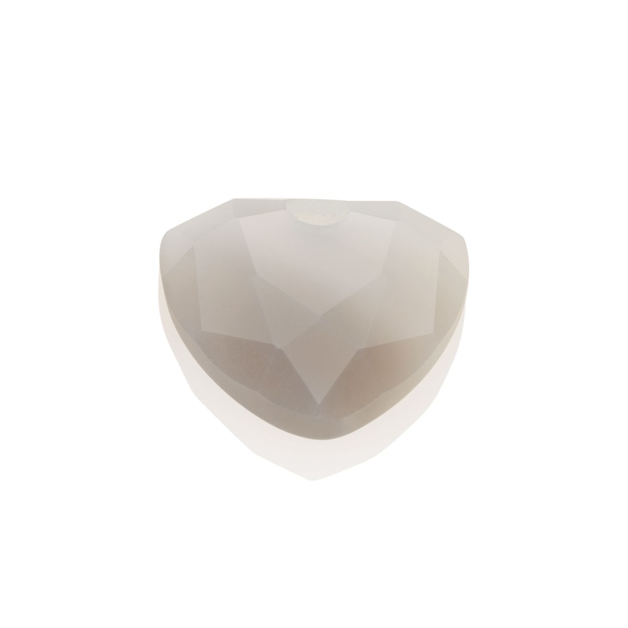 Kettinghanger Edelsteen - Grey Agate Trillion Cut