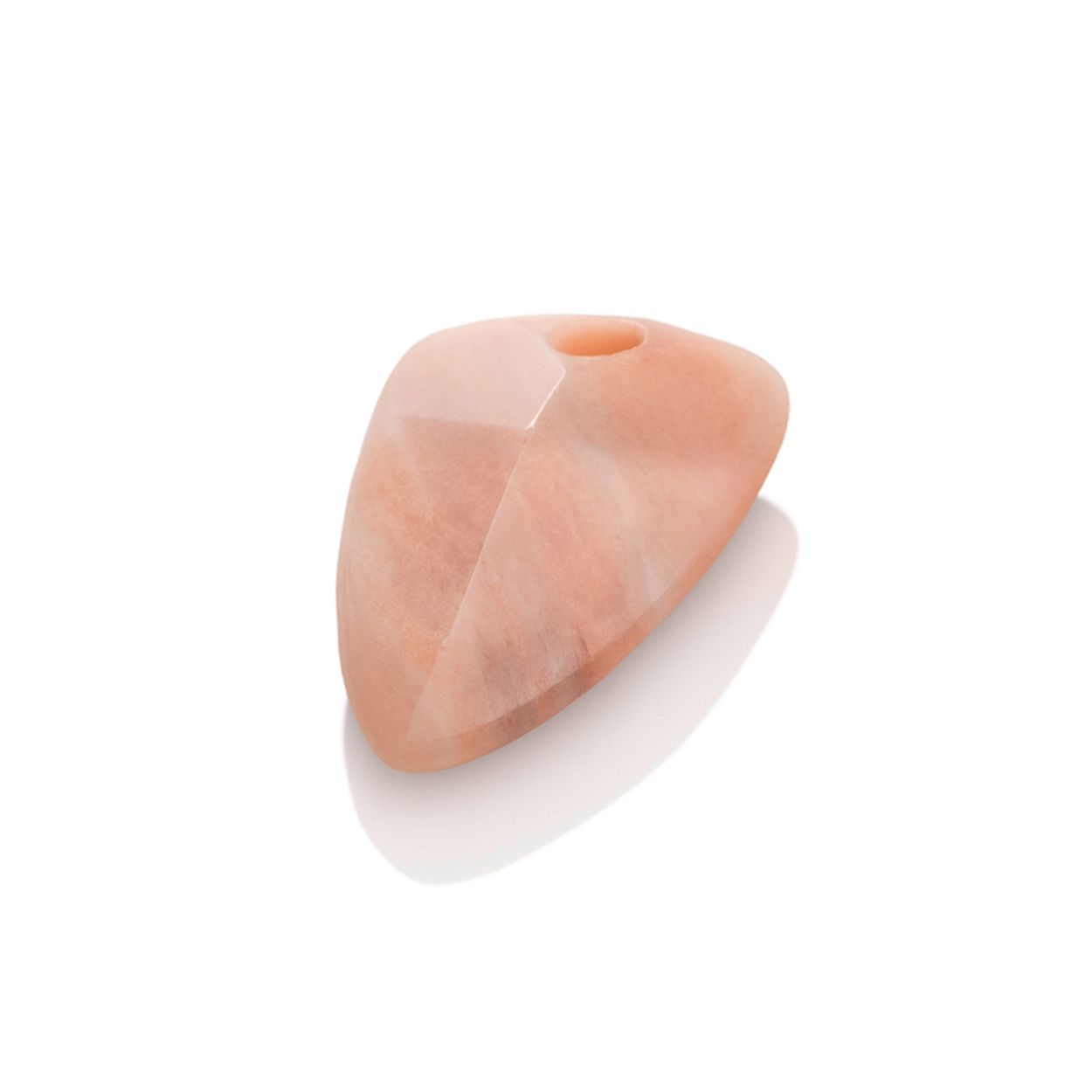 Dit is een hanger van het merk Sparkling Jewels. De maat is 13*19mm. Dit sieraad bevat een perzik rhodoniet (peach rhodonite).