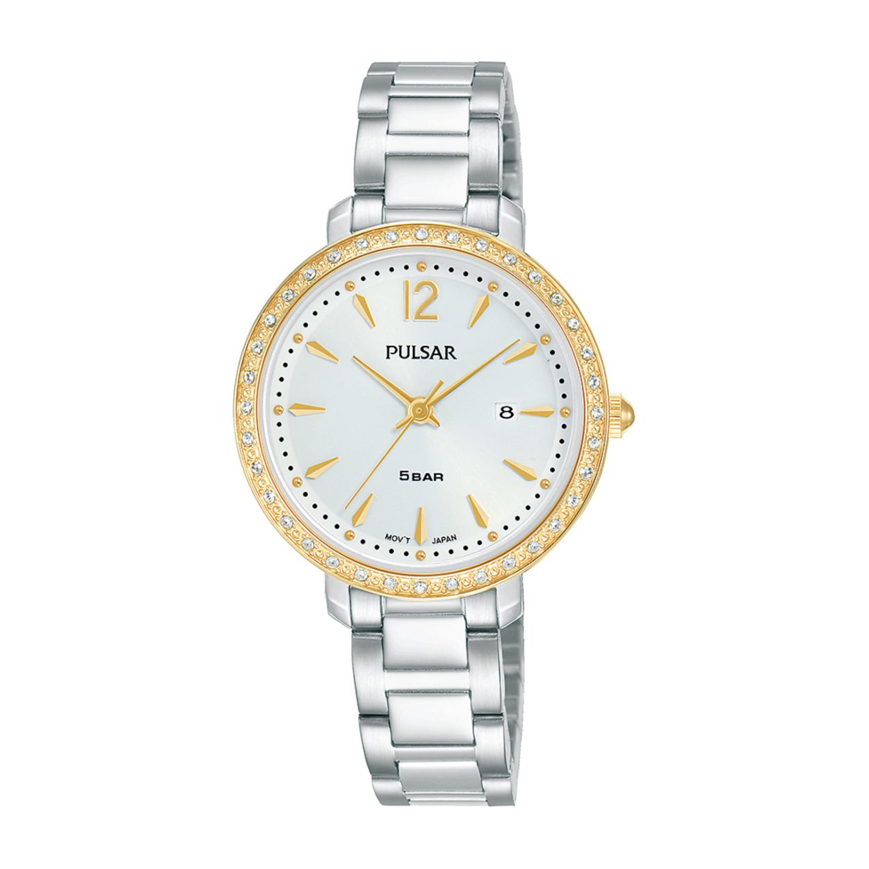 Dit dameshorloge is van het merk Pulsar. Het is een analoog horloge gemaakt van staal. De diameter van de kast is 30 mm en de kast is 8 mm dik.
De verdere specificaties van het horloge zijn als volgt:
Glassoort: hardlex mineraal glas
Bandbreedte: 12
Kastmateriaal: staal
Waterdichtheid: 5 ATM
Techniek: quartz