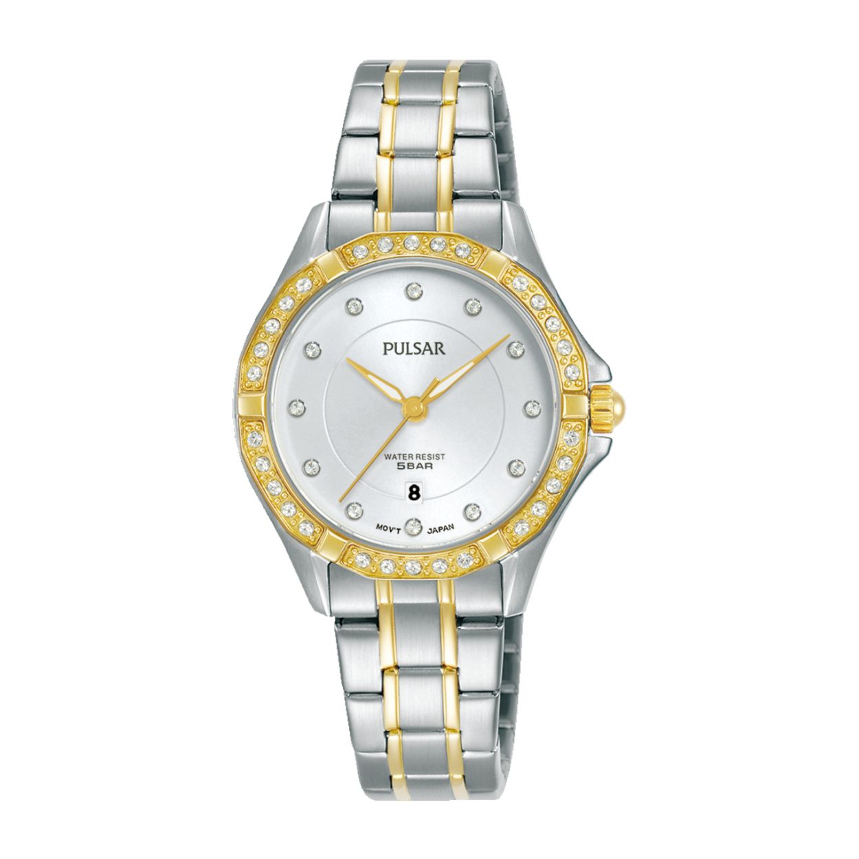 Dit dameshorloge is van het merk Pulsar. Het is een analoog horloge gemaakt van staal. De diameter van de kast is 30 mm en de kast is 8 mm dik.
De verdere specificaties van het horloge zijn als volgt:
Glassoort: hardlex mineraal glas
Bandbreedte: 12.5
Kastmateriaal: staal
Waterdichtheid: 5 ATM
Techniek: quartz