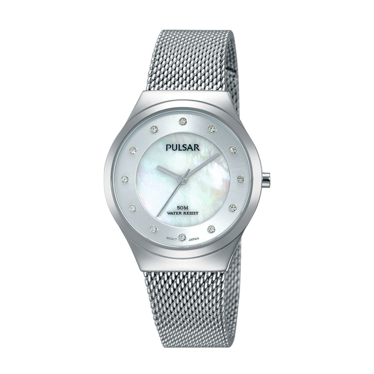 Dit dameshorloge is van het merk Pulsar. Het is een analoog horloge gemaakt van staal. De diameter van de kast is 30 mm en de kast is 7 mm dik.
De verdere specificaties van het horloge zijn als volgt:
Glassoort: hardlex mineraal glas
Bandbreedte: 14
Kastmateriaal: staal
Waterdichtheid: 5 ATM
Techniek: quartz