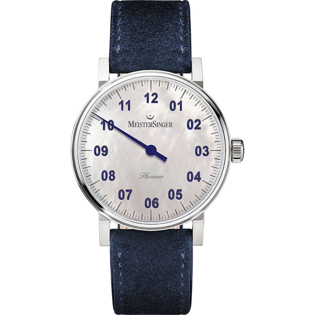 Algemeen
Geslacht: heren
Model: PHM1B

Voordelen
- band echt leer blauw
- wijzerplaat parelmoer gekleurd met blauwe cijfers (arabisch)
- glas is zeer krasvast
- duidelijke tijdsweergave
- spat waterdicht: handenwassen, regen
- maat kast 35mm (breedte) 7,5mm (dikte)






