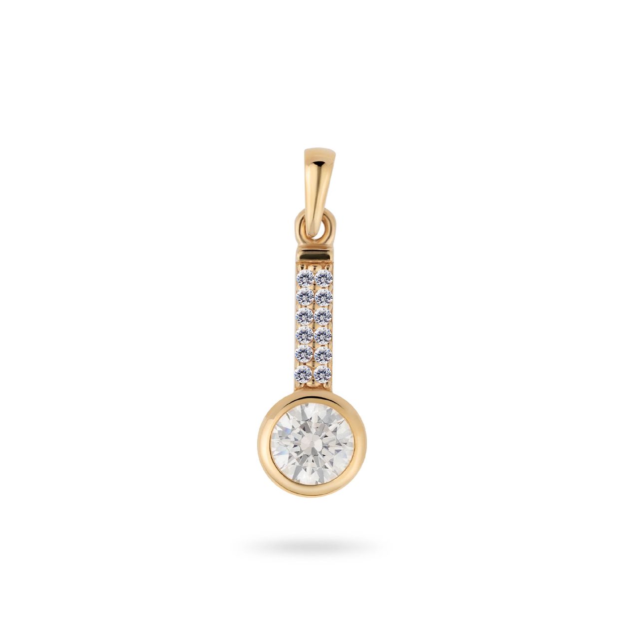 Dit is een hanger van het merk Swing Jewels. Dit sieraad is gemaakt van goud.