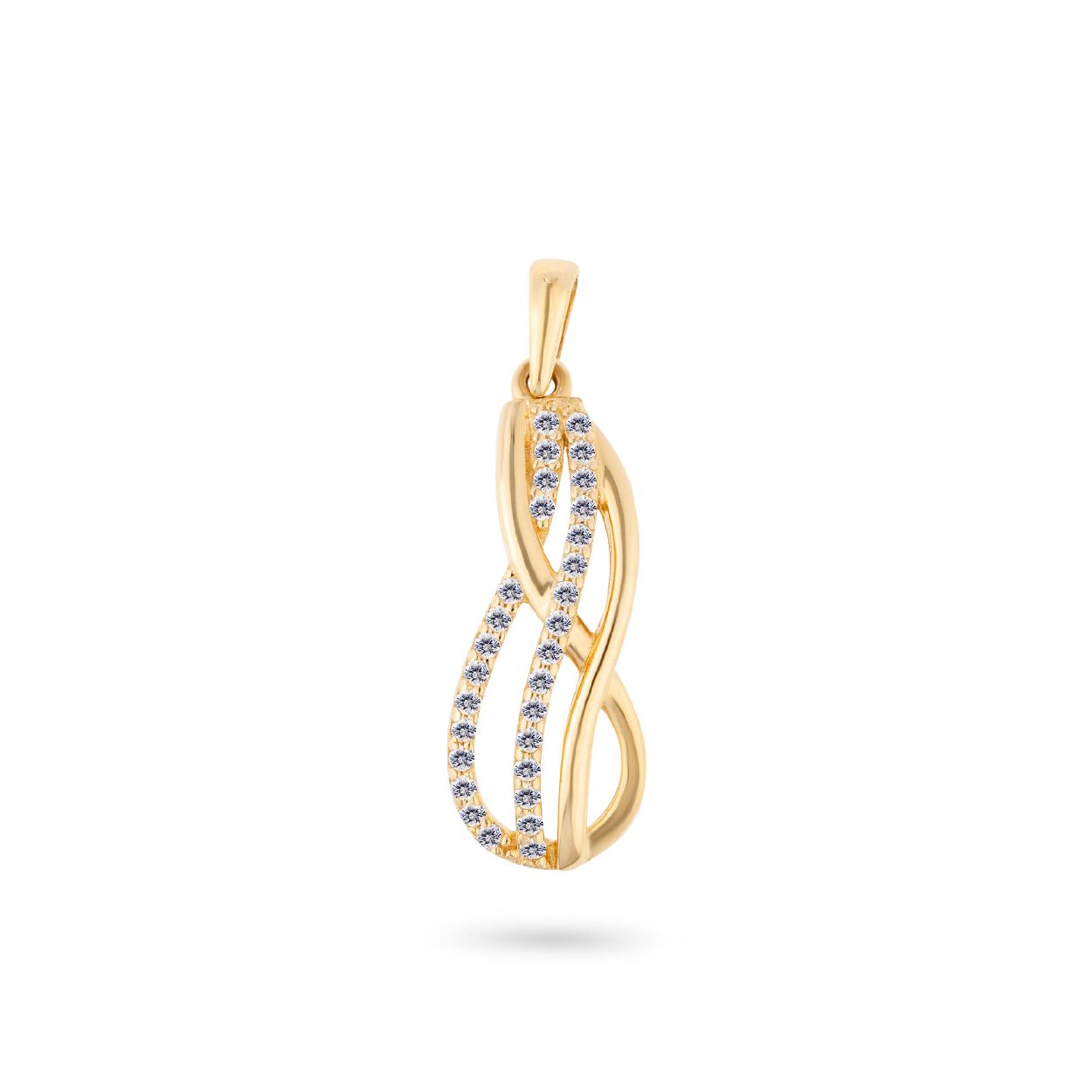 Dit is een hanger van het merk Swing Jewels. Dit sieraad is gemaakt van goud.
