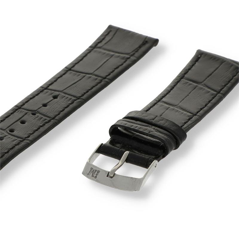 Dit is een zwarte horlogeband van het merk Morellato uit de serie Kajman