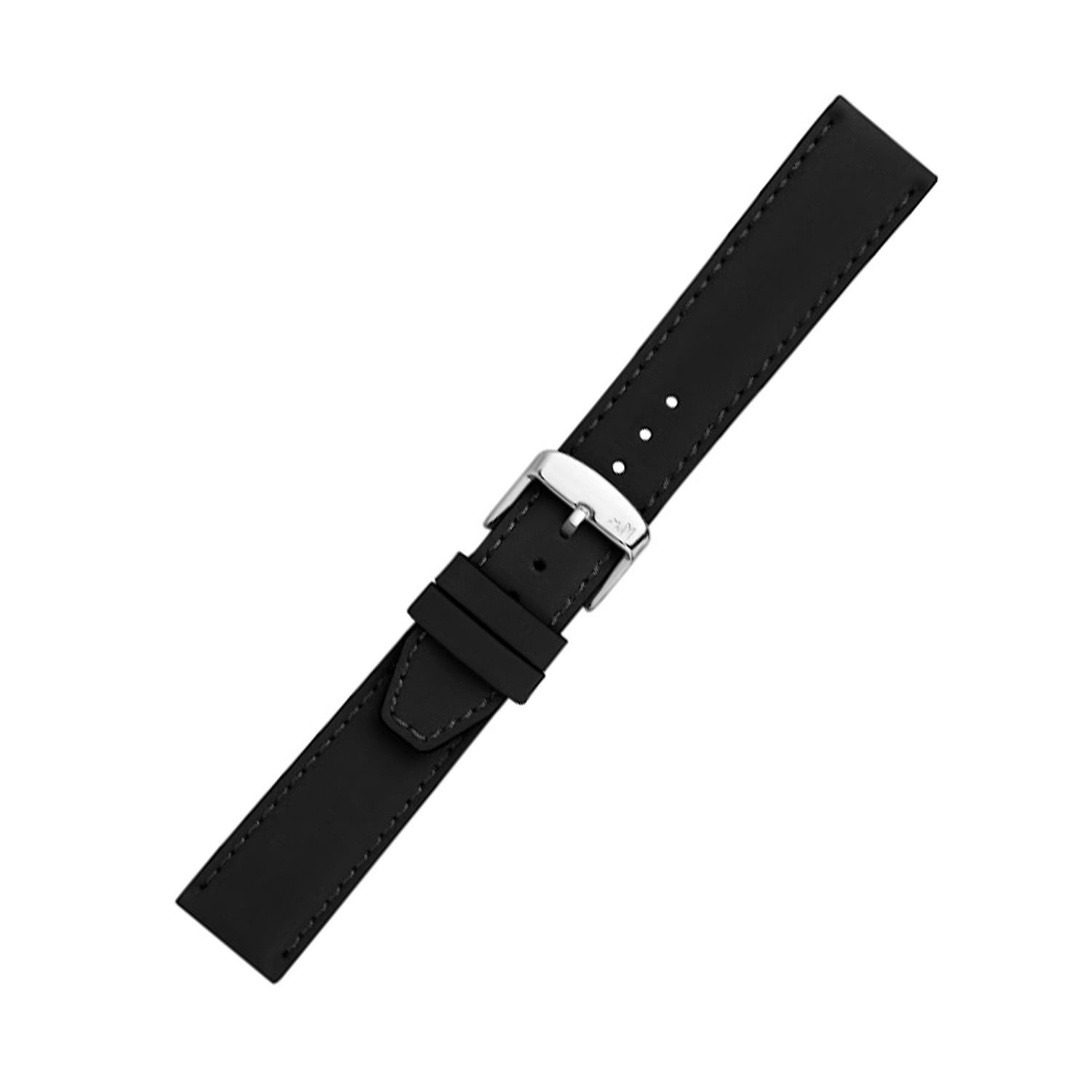 Dit is een zwarte horlogeband van het merk Morellato uit de serie Square