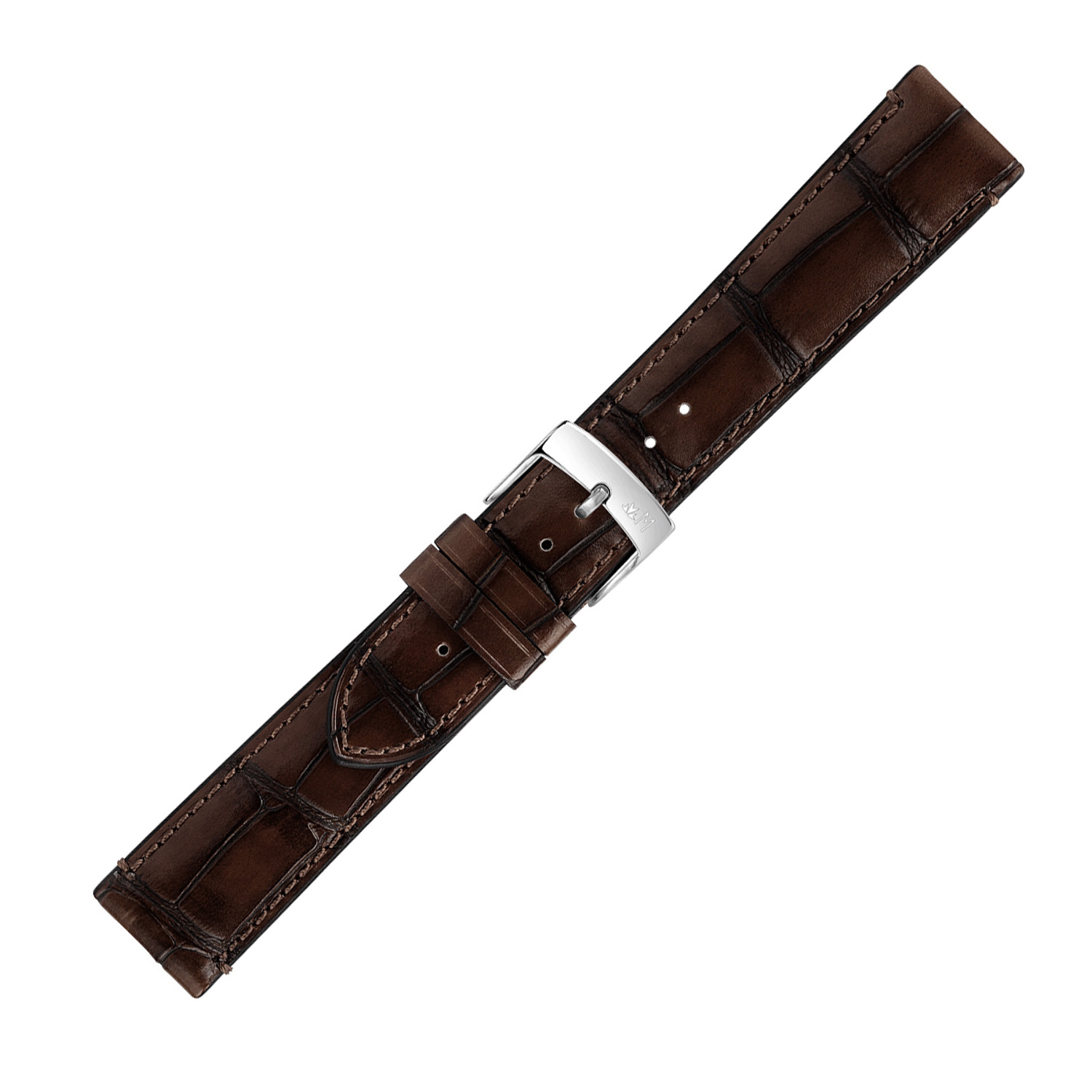 Morellato Horlogeband 24mm Tiepolo Kroko Print Bruin PMX032TIEPOLO24
