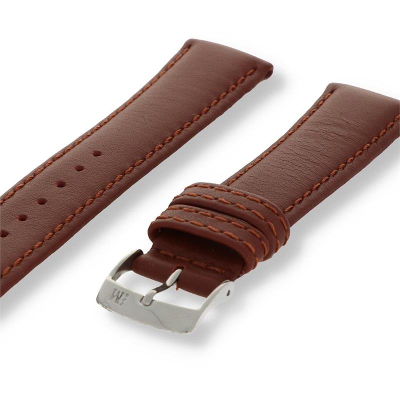 Morellato Horlogeband 14mm Regatta Glad Gestikt Bruin PMX041REGATT14