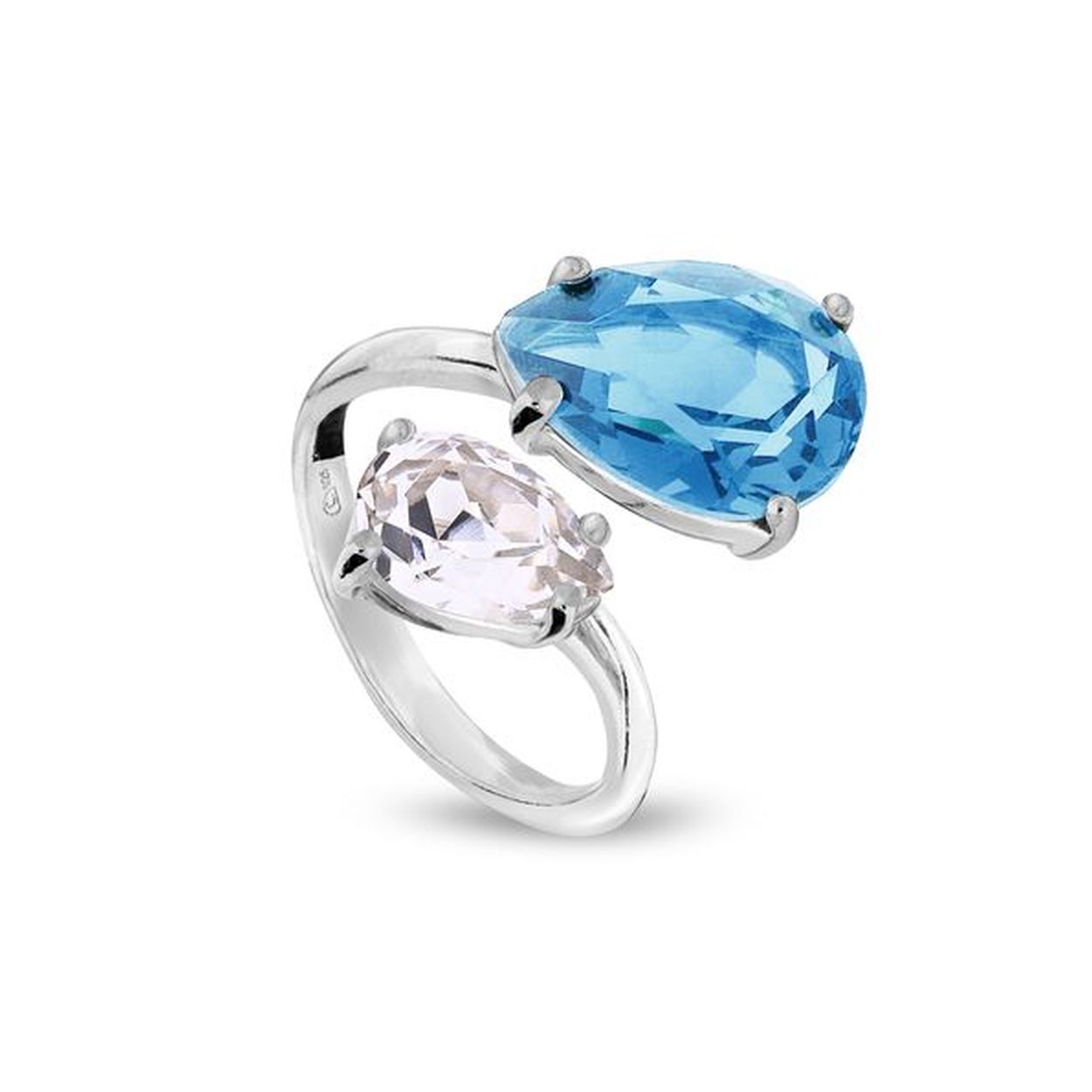 Spark PARISO Ring Aquamarine Ignite, Crystal Ignite