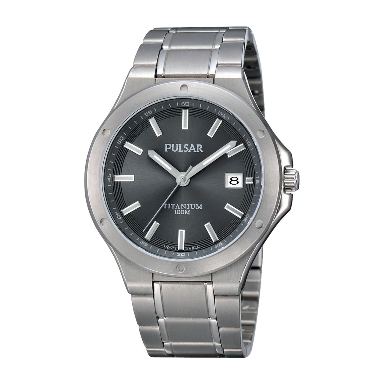 Dit herenhorloge is van het merk Pulsar. Het is een analoog horloge gemaakt van titanium. De diameter van de kast is 40 mm en de kast is 9.5 mm dik.
De verdere specificaties van het horloge zijn als volgt:
Glassoort: hardlex mineraal glas
Bandbreedte: 22
Kastmateriaal: titanium
Waterdichtheid: 10 ATM
Techniek: quartz
