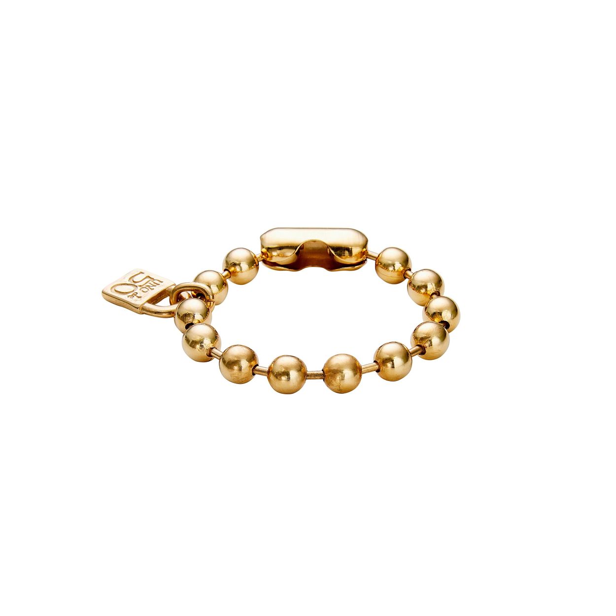 Vergulde armband van metaallegering.