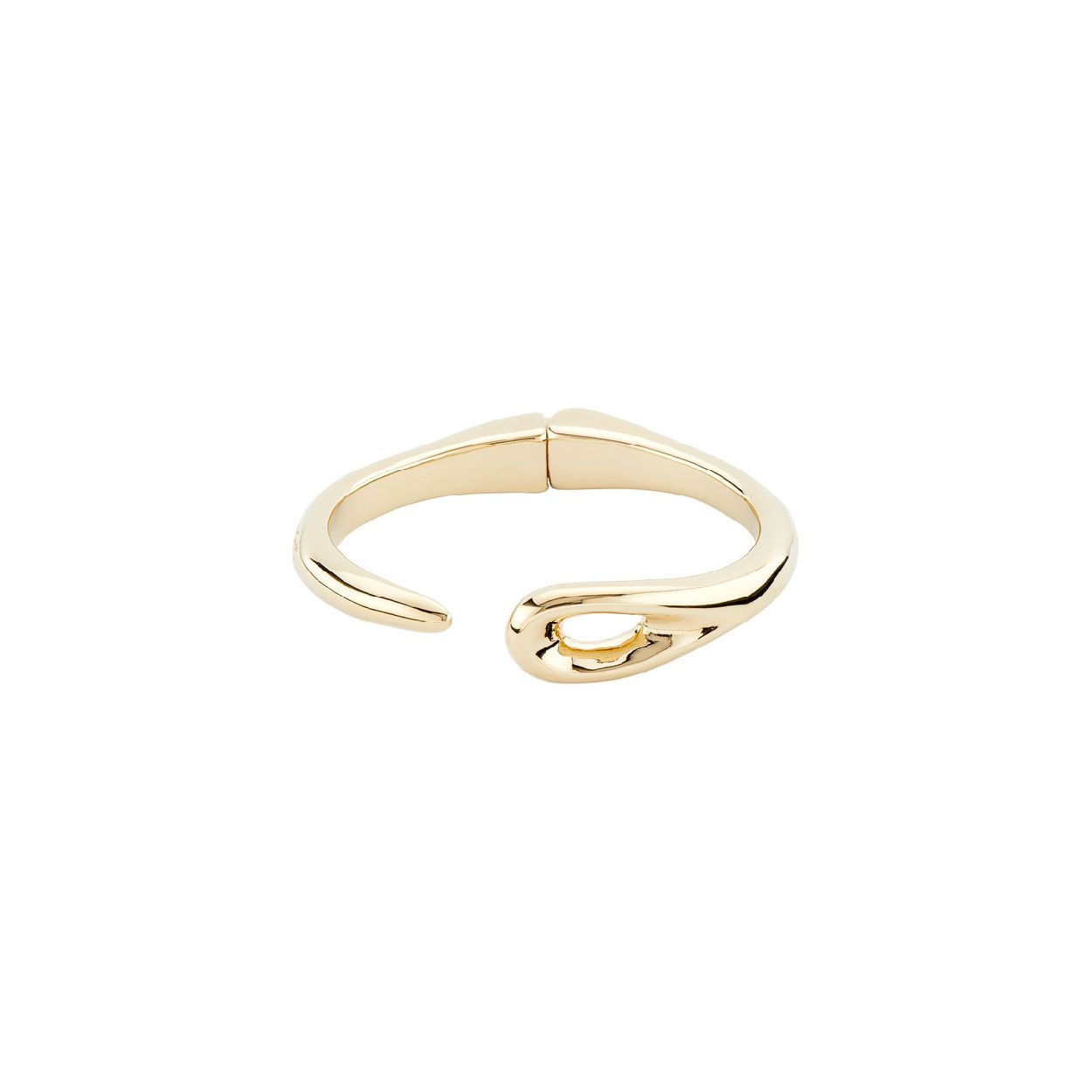 Deze armband is van het merk UNO de 50. Het is een unisexsieraad gemaakt van metaal. De armband is goud van kleur. De maat van het sieraad is 17.5.