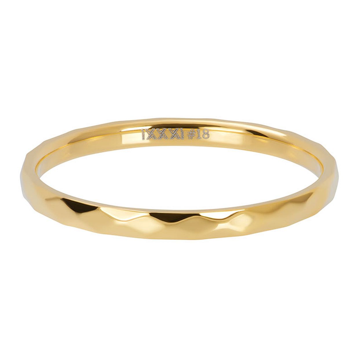 Deze Vulring van het merk iXXXi is in de kleur goud. iXXXi Hammerite R02803-01