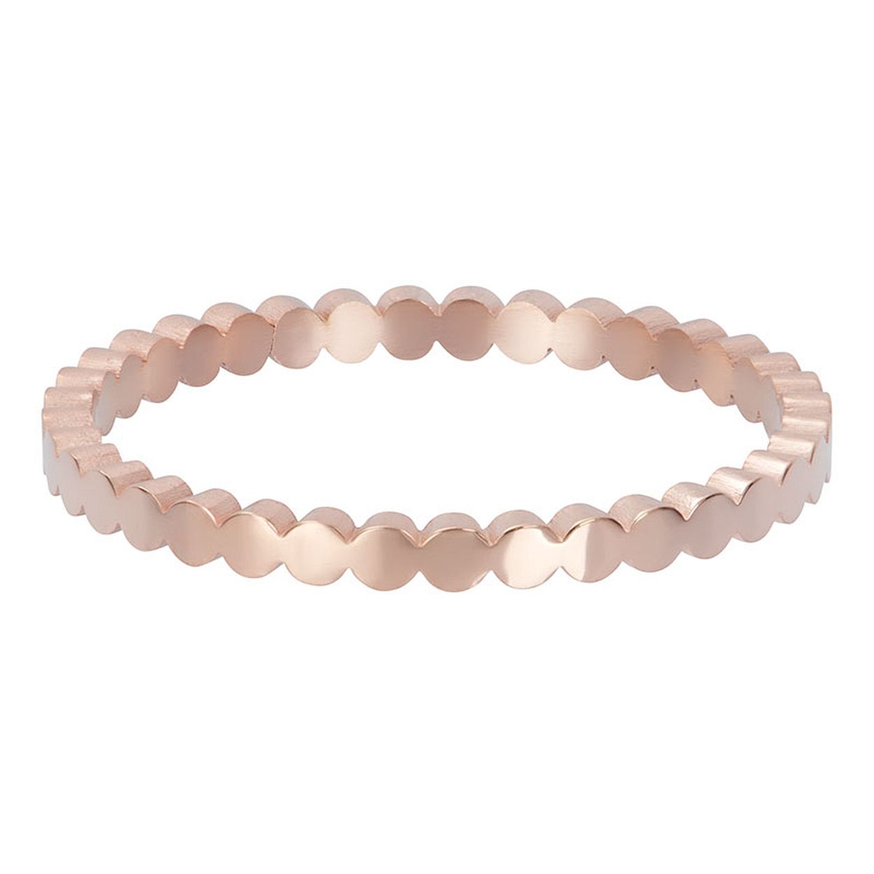 Deze Vulring van het merk iXXXi is in de kleur rose. iXXXi Flat circels R02810-02