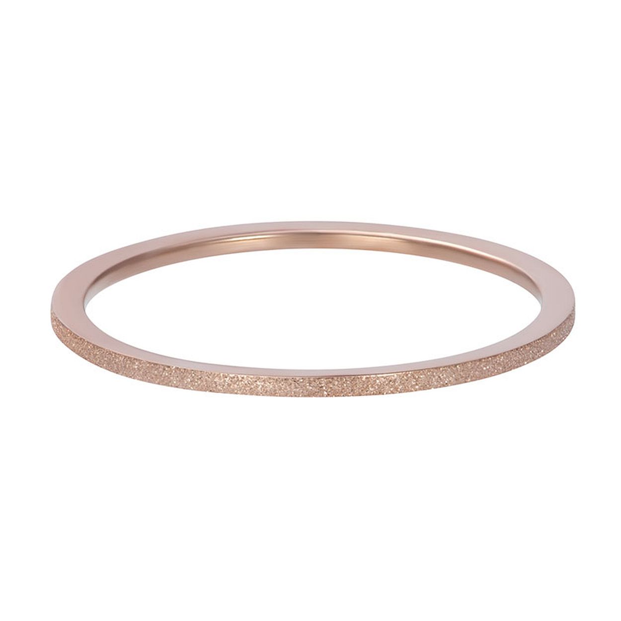 Deze Vulring van het merk iXXXi is in de kleur rosé. iXXXi Sandblasted R03902-02