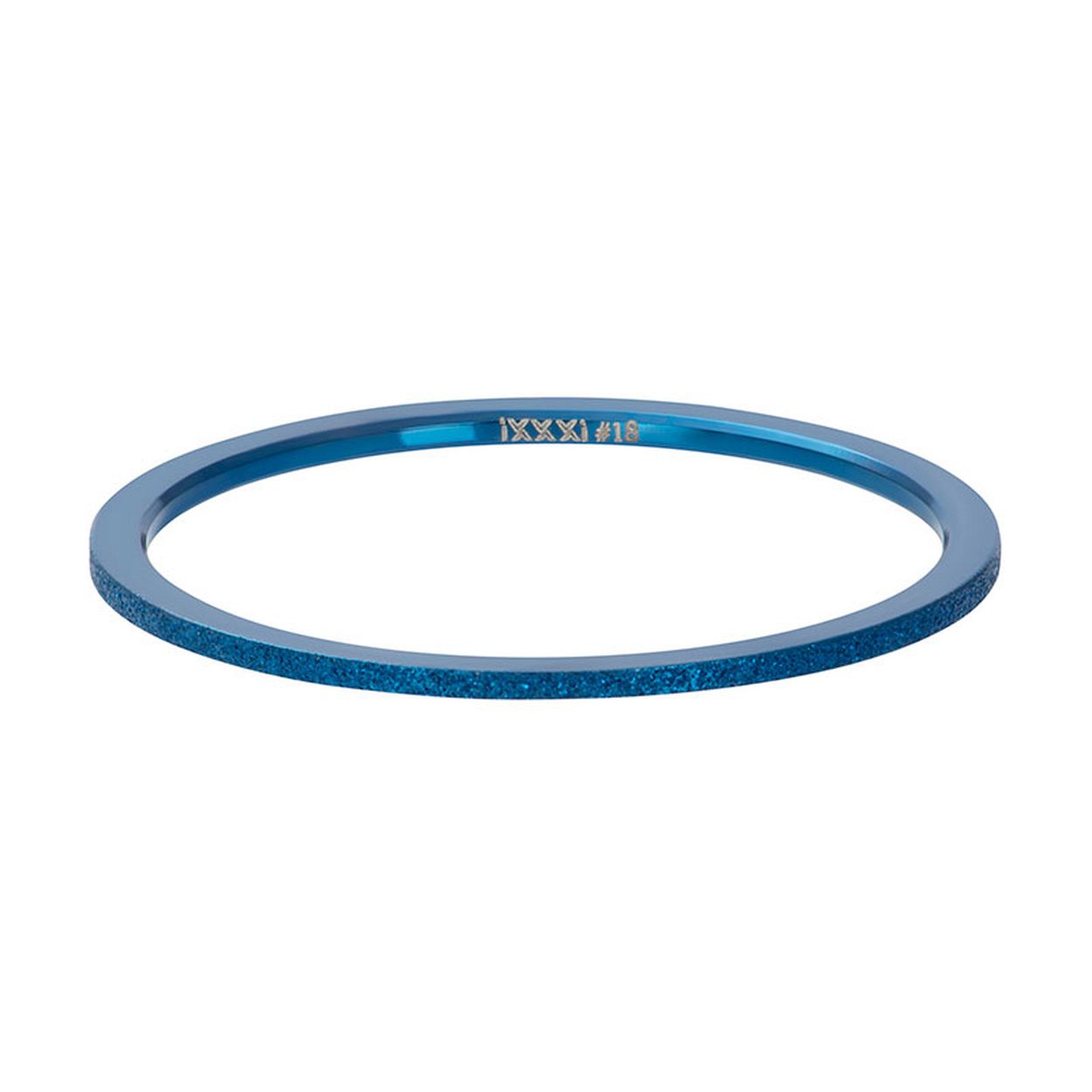 Deze Vulring van het merk iXXXi is in de kleur blauw. iXXXi Sandblasted R03902-08