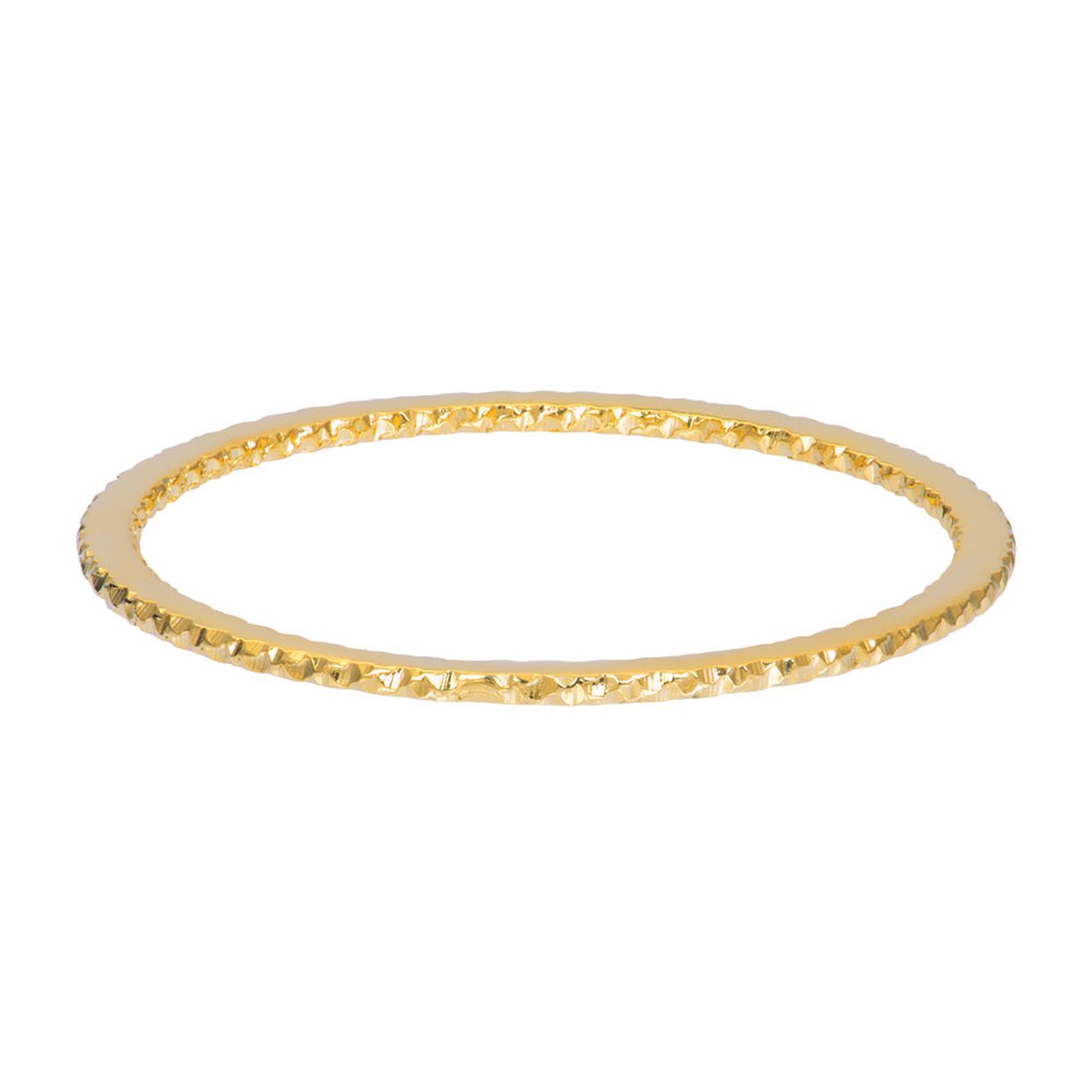 Dit is een goudkleurige ring in maat 18 uit de collectie Mantra