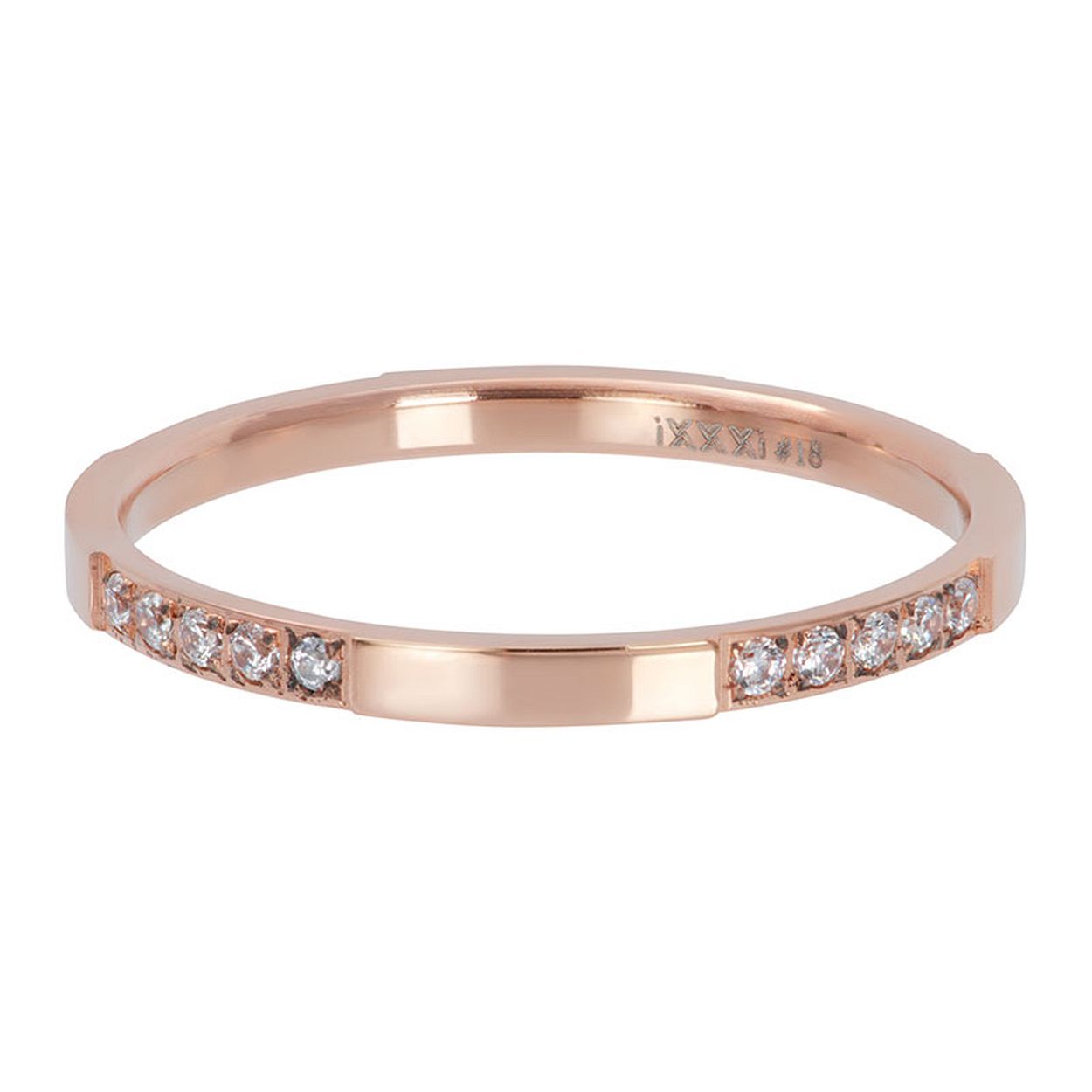 Deze Vulring van het merk iXXXi is in de kleur rose. iXXXi Chic R05201-02