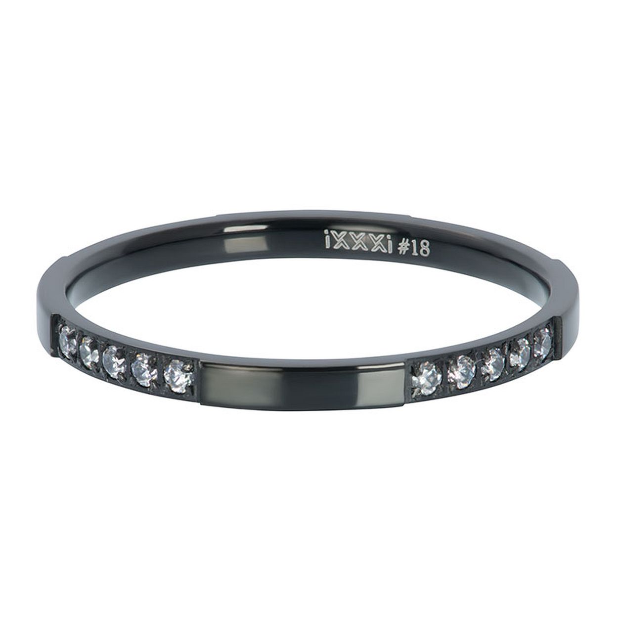Deze Vulring van het merk iXXXi is in de kleur zwart. iXXXi Chic R05201-05