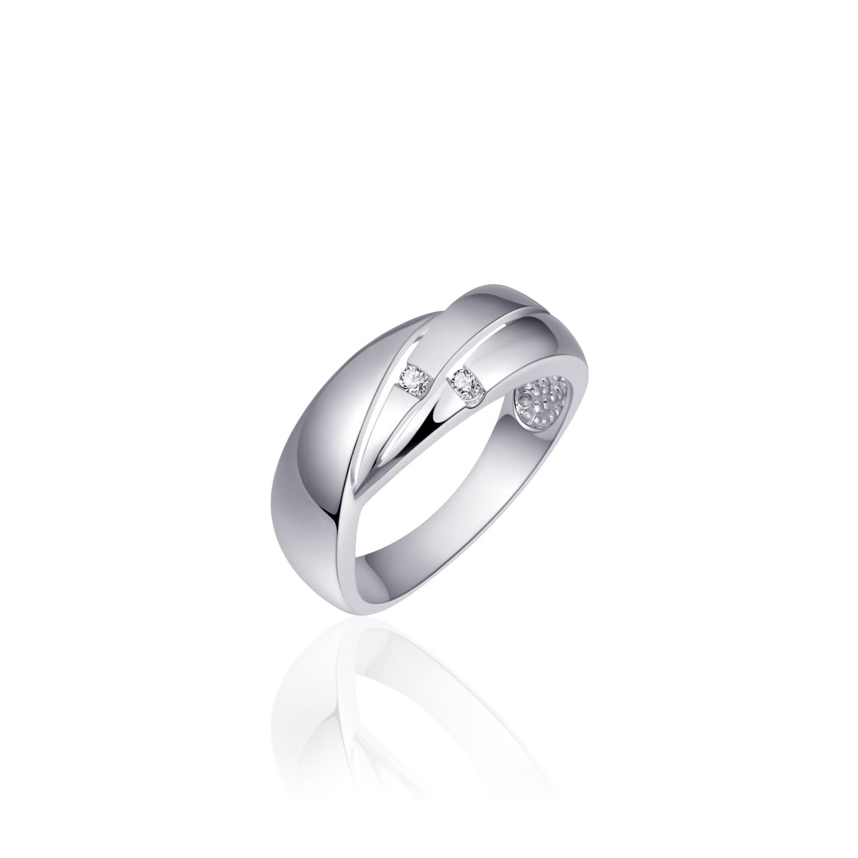 ZILVEREN RING MET ZIRKONIA