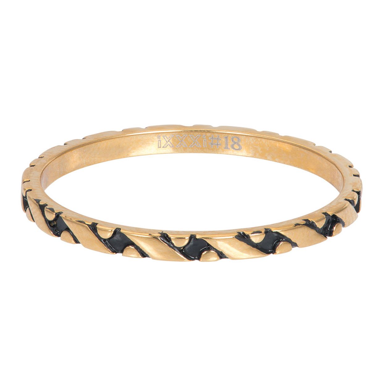 Dit is een goudkleurige ring in maat 19 uit de collectie Dream
