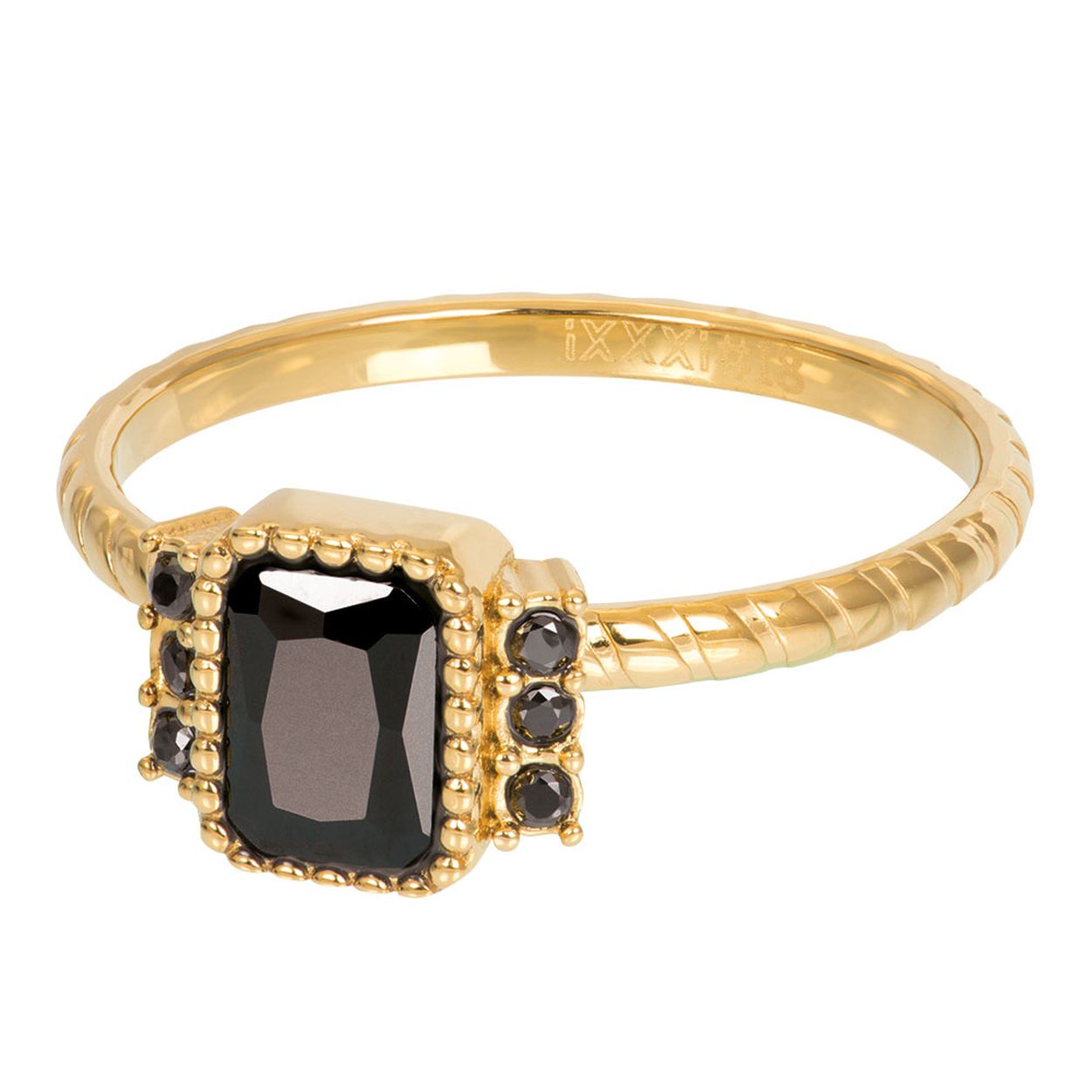 Dit is een goudkleurige ring in maat 18 uit de collectie Miracle