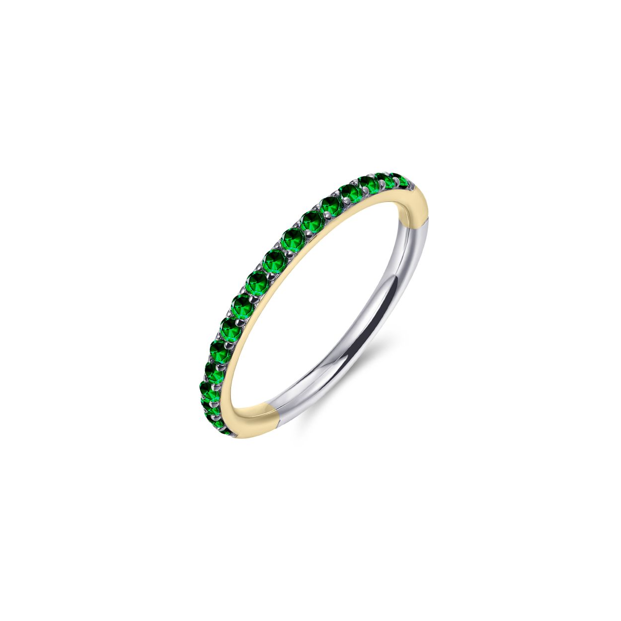 Ring uit de Daily Essentials collectie van Gisser Jewels gemaakt van Geel Goud Verguld Zilver. De ringmaat is 56 en de ringbreedte is 2 mm.