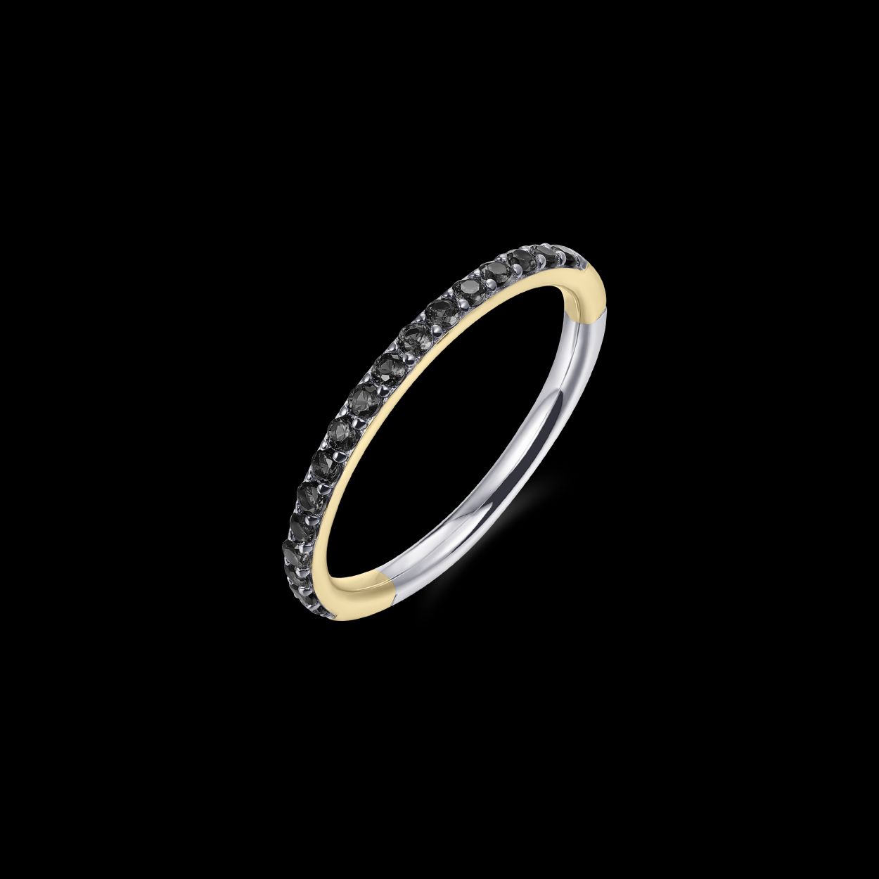 Ring uit de Daily Essentials collectie van Gisser Jewels gemaakt van Geel Goud Verguld Zilver. De ringmaat is 54 en de ringbreedte is 2 mm.