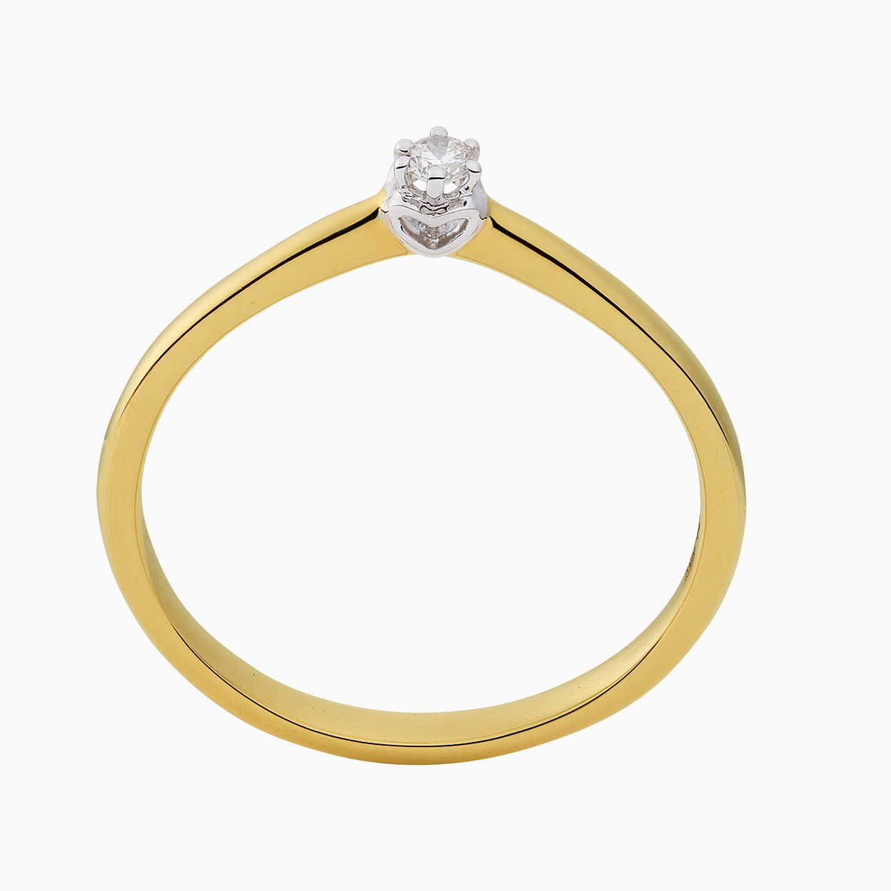 R2022/1-5 - 19 ring 0.05 crt. maat - 19