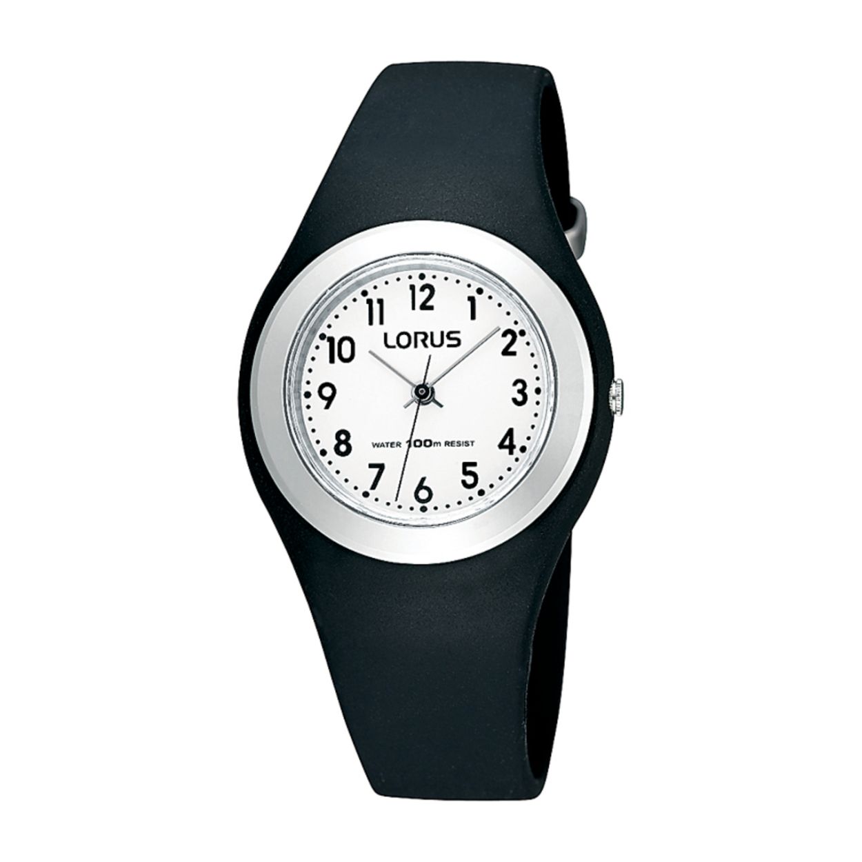 Dit kinderhorloge is van het merk Lorus. Het is een analoog horloge gemaakt van urethaan. De diameter van de kast is 31 mm en de kast is 10 mm dik.
De verdere specificaties van het horloge zijn als volgt:
Glassoort: acryl glas
Bandbreedte: 16
Kastmateriaal: kunststof
Waterdichtheid: 10 ATM
Techniek: quartz