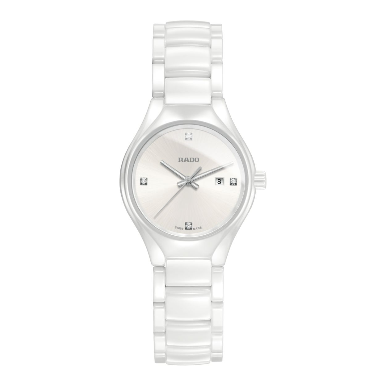 Opnieuw ontworpen voor moderne dragers, opnieuw ontworpen, maar betrouwbaar en onderscheidend Rado, de True is een perfect, gepolijst pakket met de extra allure van diamanten. Het zal zijn glans jarenlang behouden en tegelijkertijd lichtheid en draagcomfort bieden. Its True.