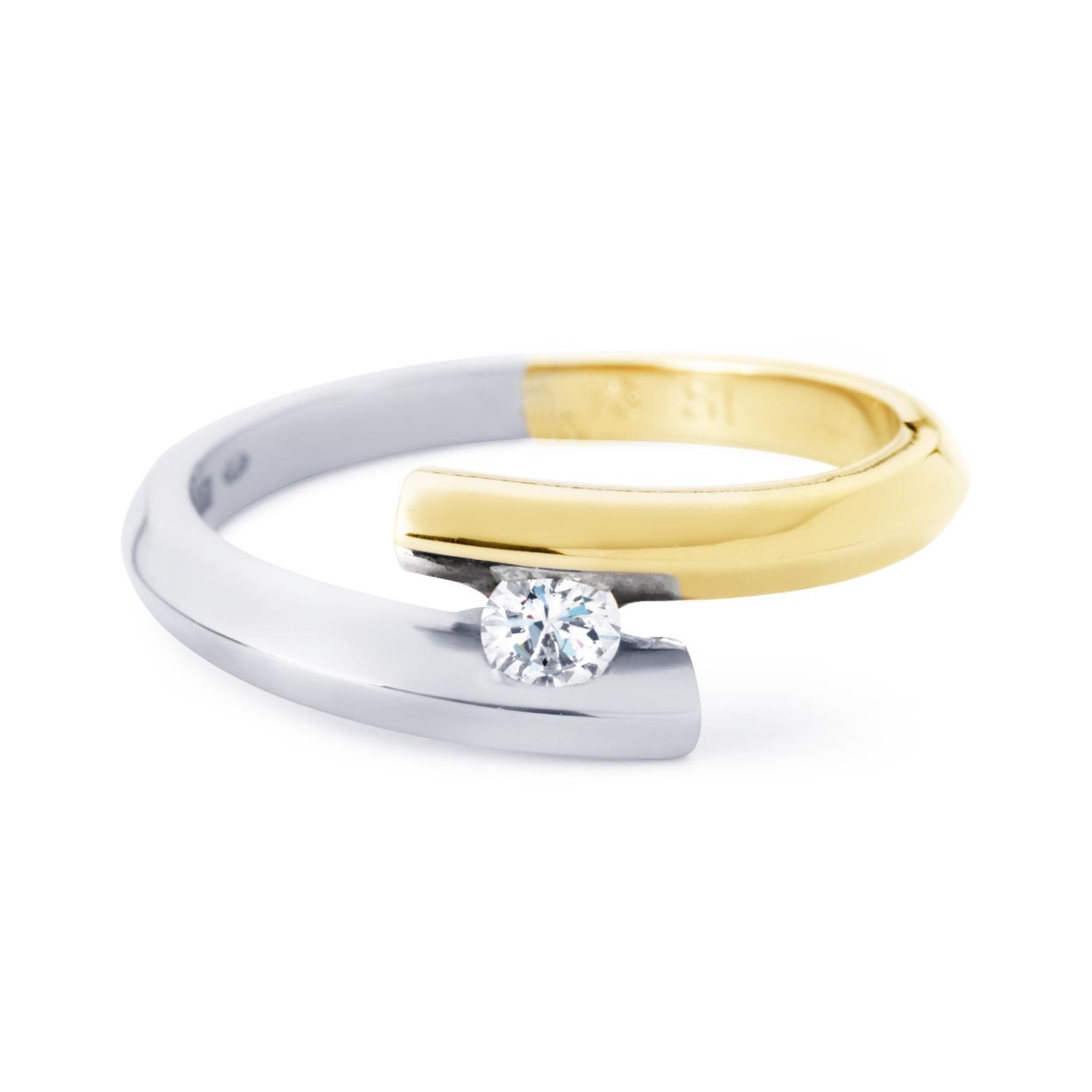 Ring Penelope 14kts goud met diamant briljant geslepen
 0,03crt si/river

Verkrijgbaar vanaf 0,03crt si/river

Leverbare goudkleuren: 14kts geelgoud, 14kts witgoud, 14kts roségoud en alle bicolor combinaties