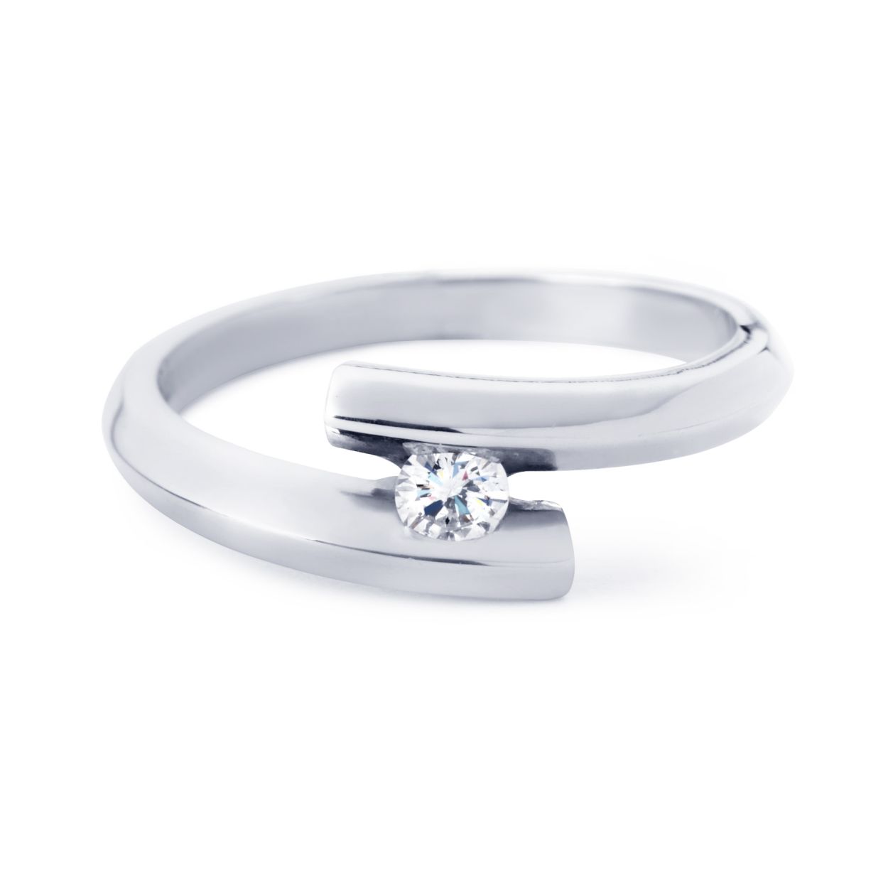 Ring Penelope 14kts witgoud met een diamant briljant geslepen 
Steengewicht 0,08carat 
Zuiverheid steen Small inclusions (SI)
Kleur steen: river

Verkrijgbaar vanaf 0,03crt si/river

Leverbare goudkleuren: 14kts geelgoud, 14kts witgoud, 14kts roségoud en alle bicolor combinaties