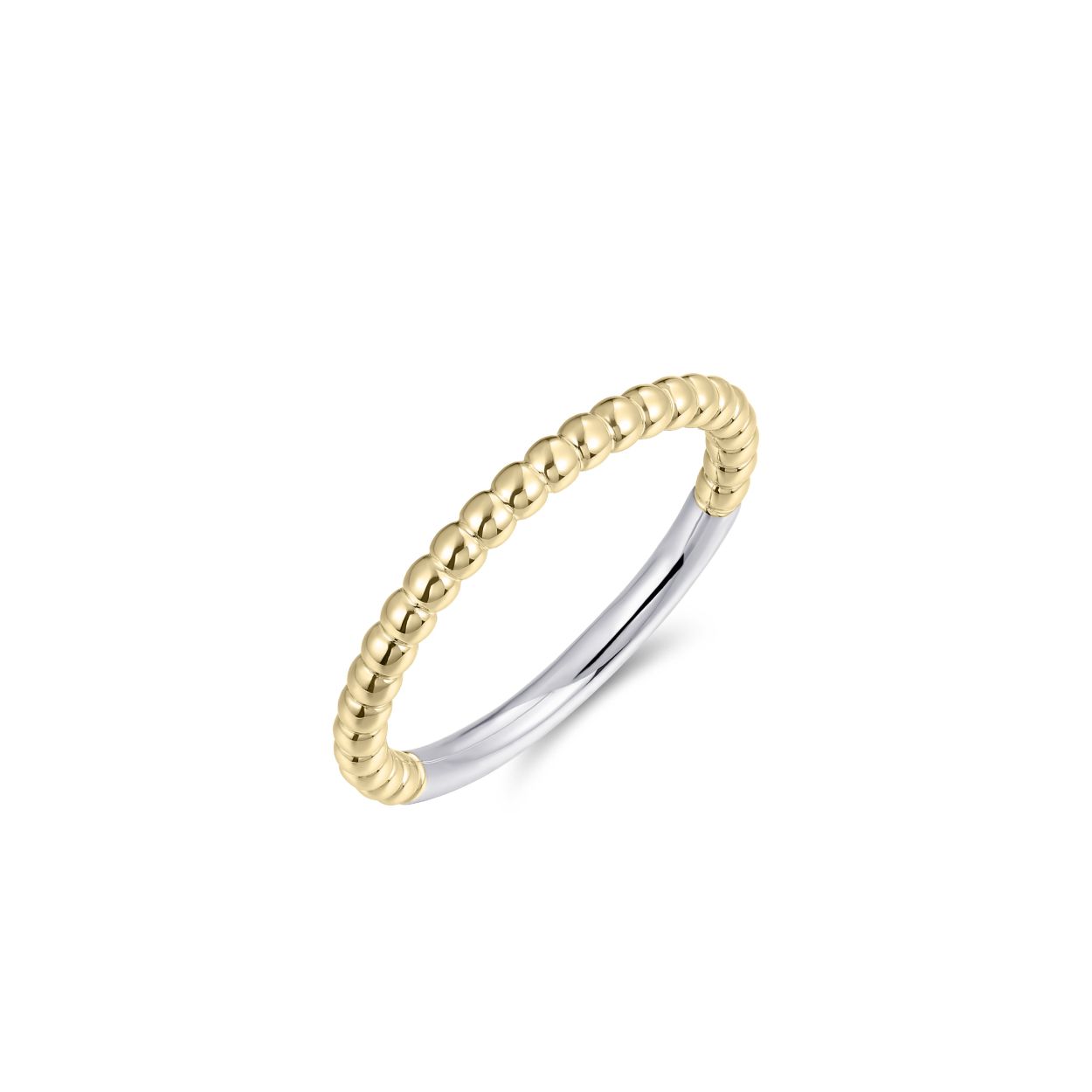 Ring uit de Daily Essentials collectie van Gisser Jewels gemaakt van Geel Goud Verguld Zilver. De ringmaat is 54 en de ringbreedte is 2 mm.