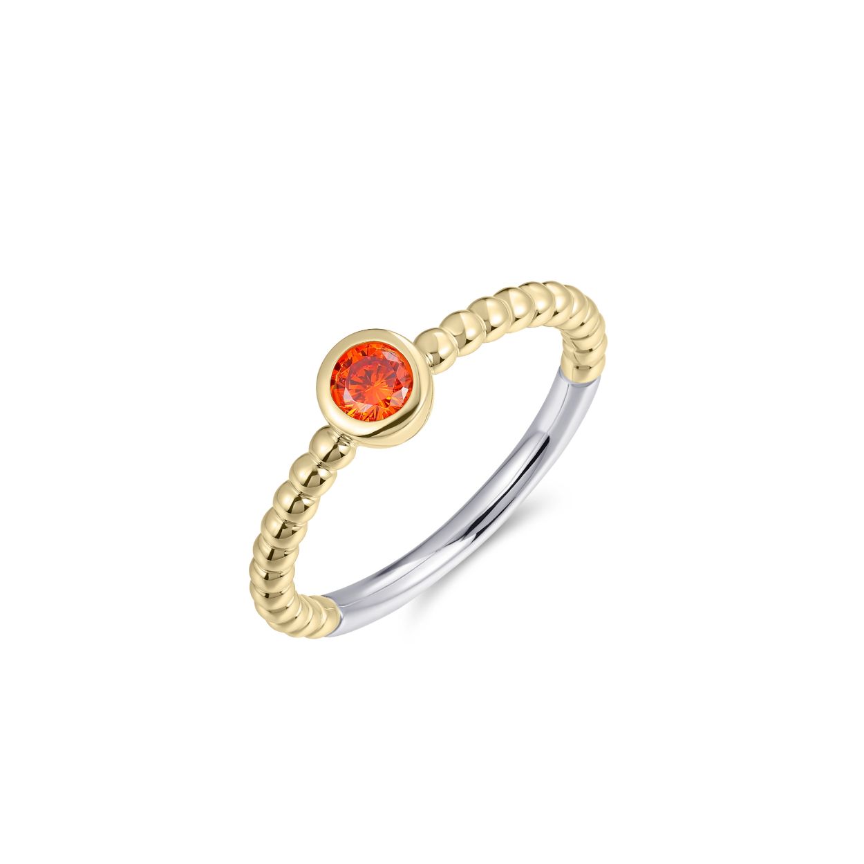 Ring uit de Daily Essentials collectie van Gisser Jewels gemaakt van Geel Goud Verguld Zilver. De ringmaat is 56 en de ringbreedte is 2 - 5 mm.